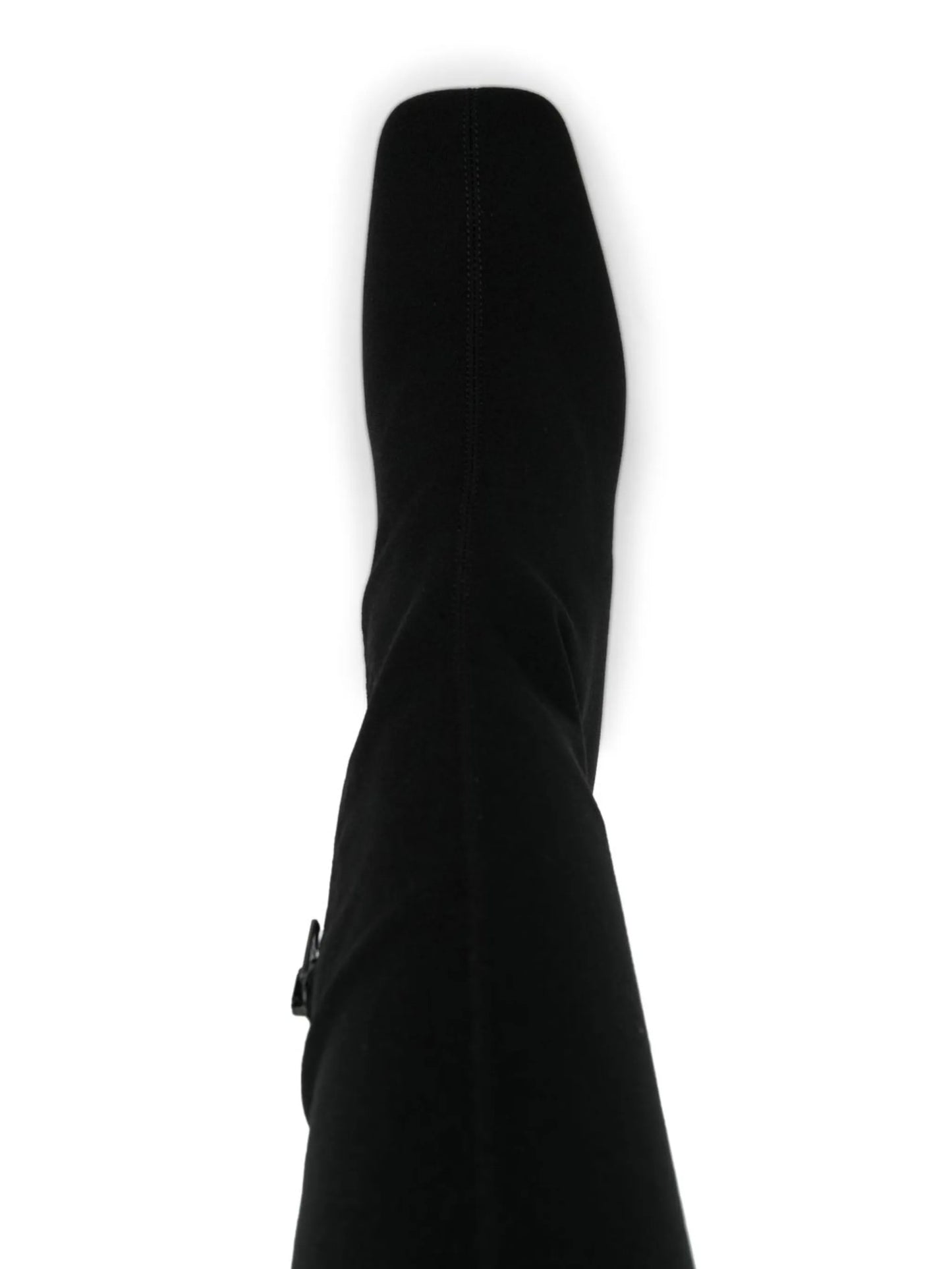 logo-embroidered over-the-knee boots