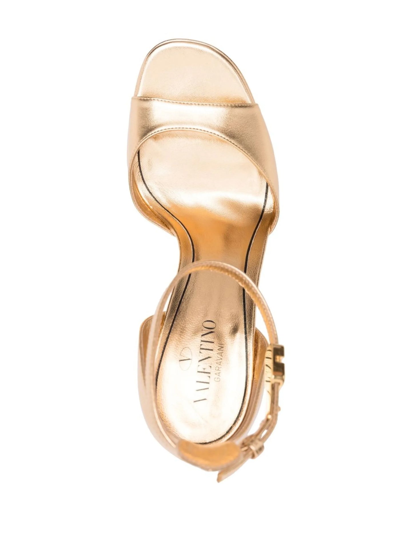 160mm leather platform sandals