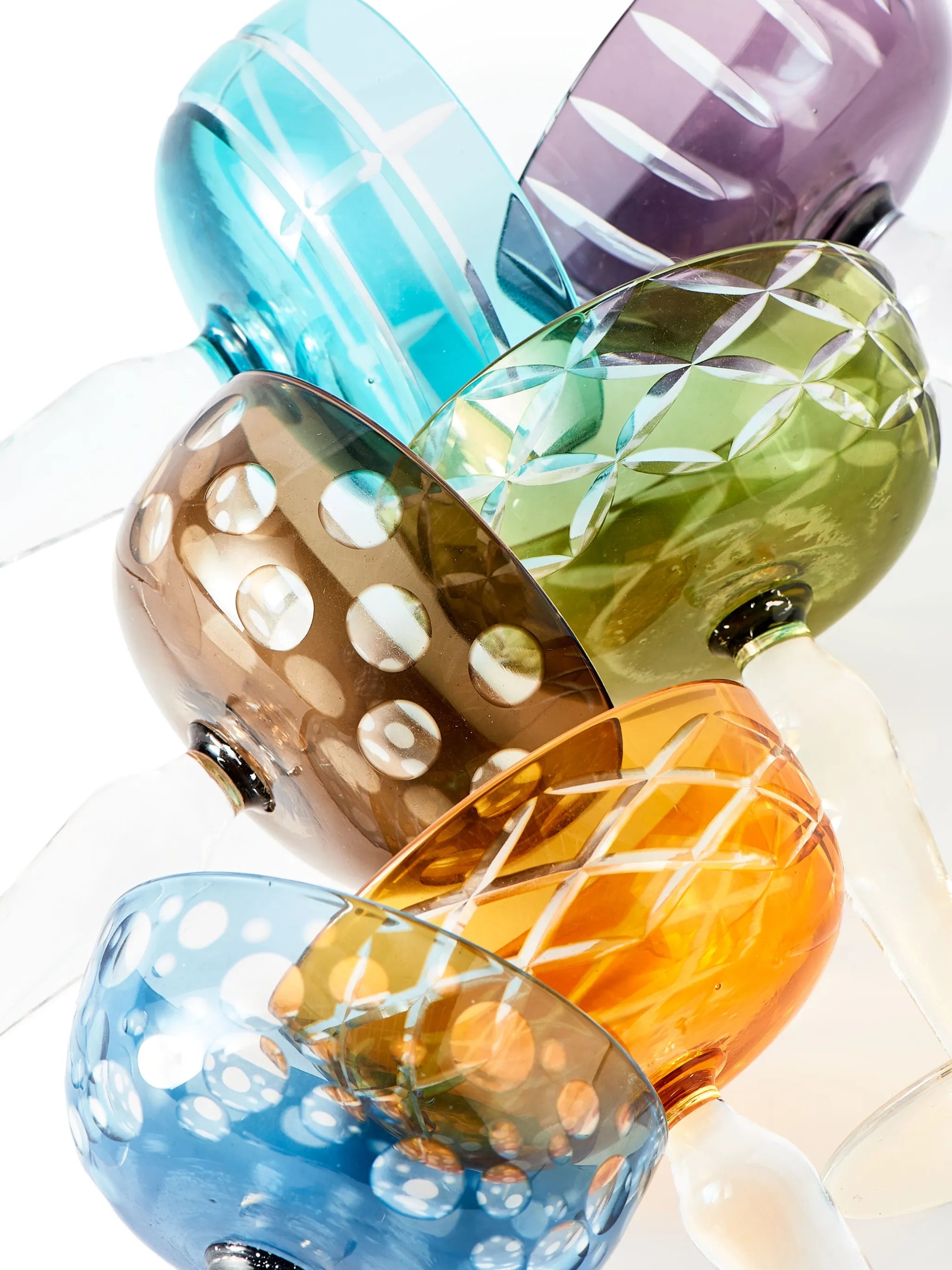 Cuttings coupe glasses (set of six)