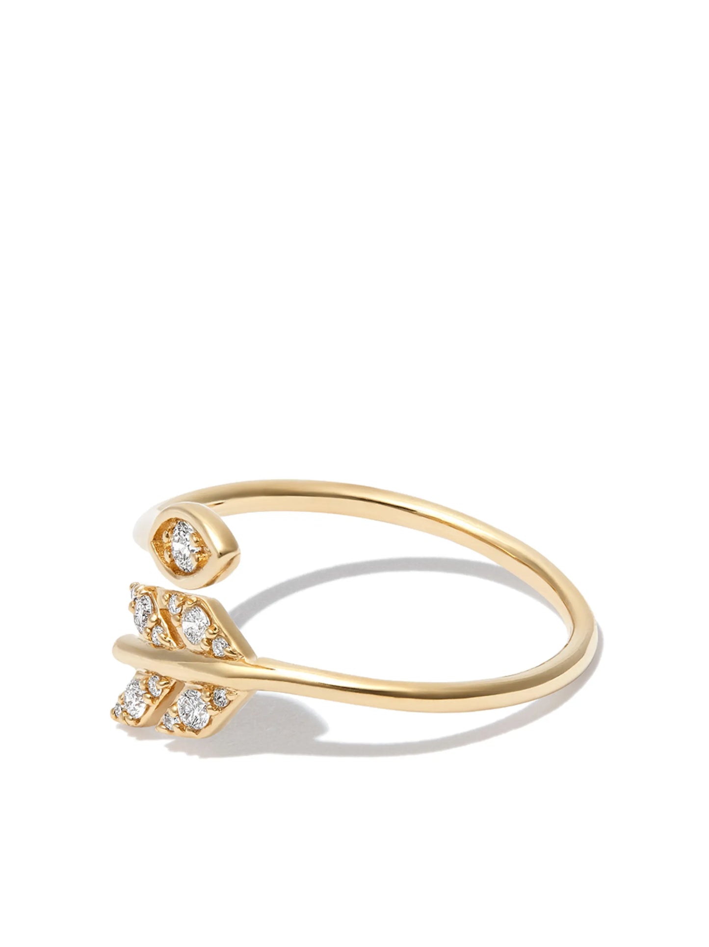 14kt yellow gold Marquis diamond ring