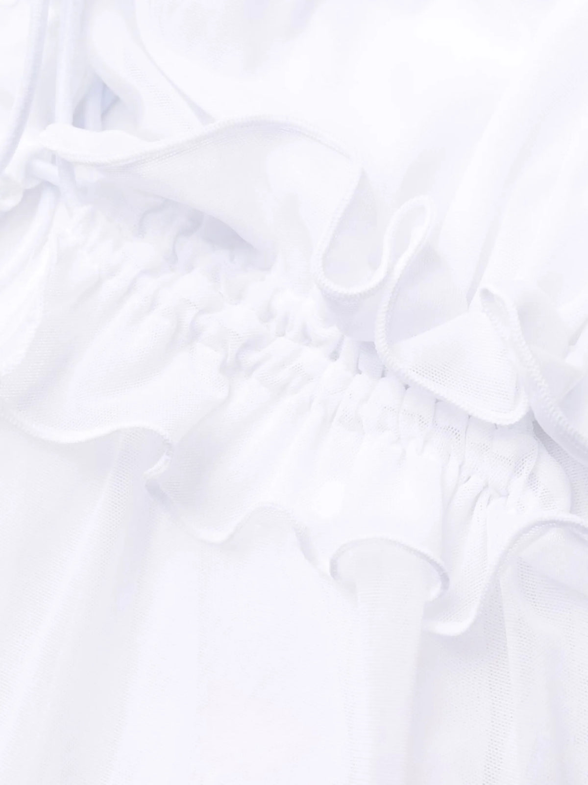 gathered-detail babydoll dress