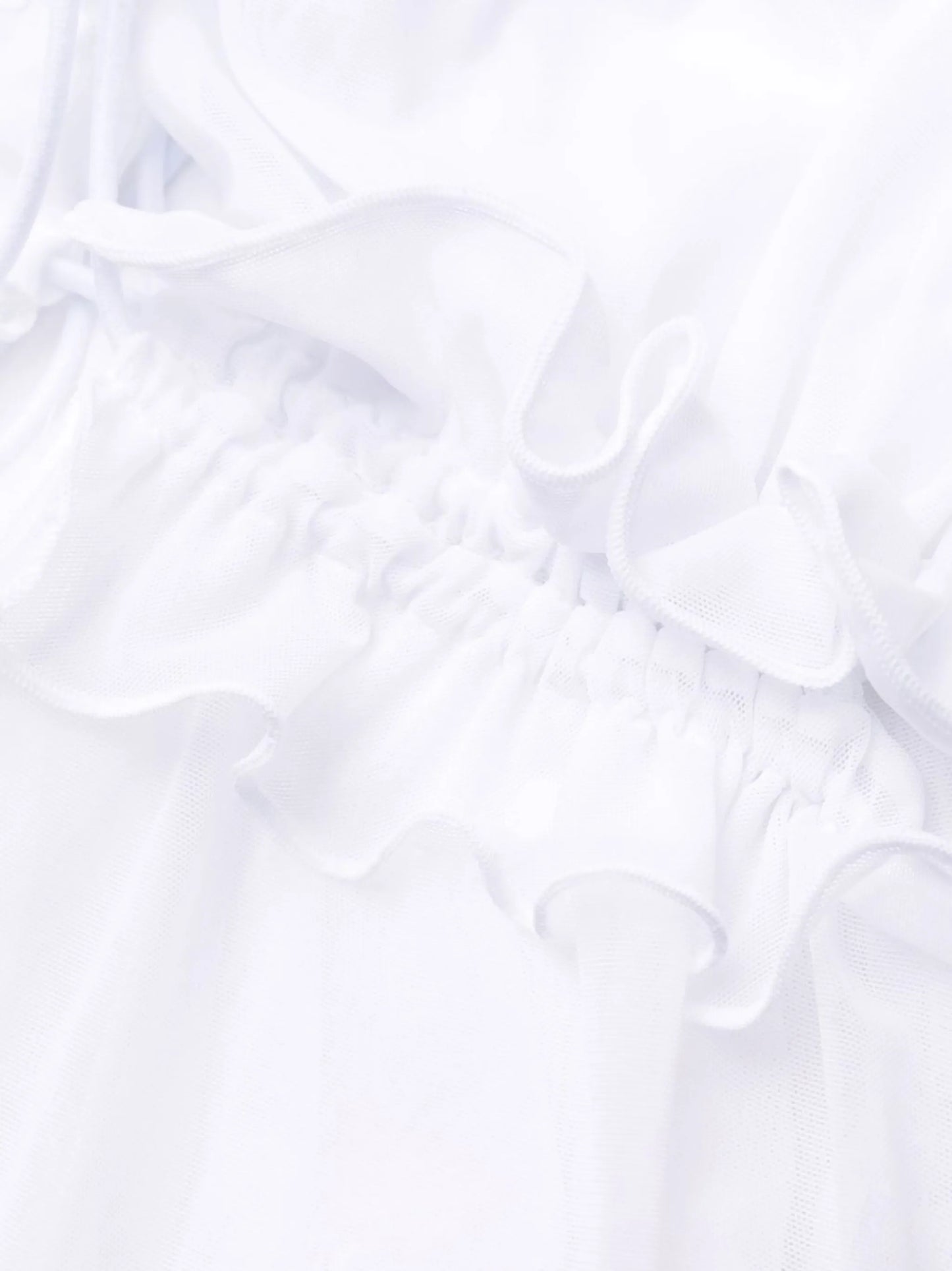 gathered-detail babydoll dress