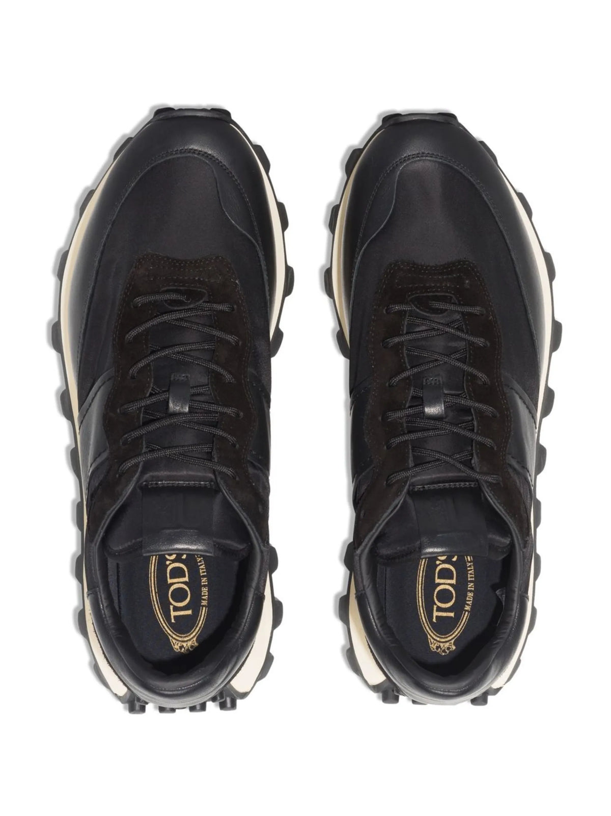 T1 panelled low-top sneakers