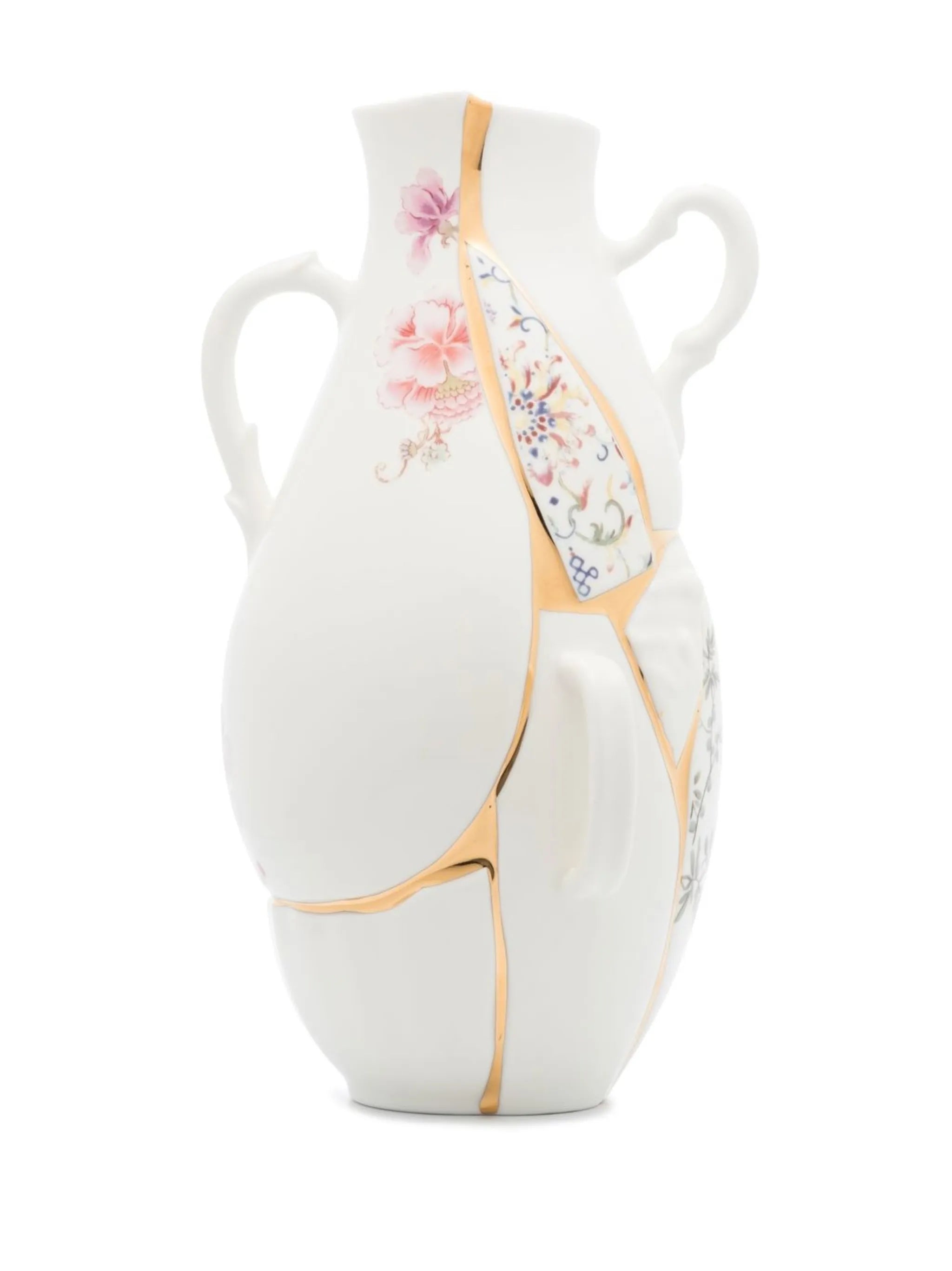 Kintsugi porcelain vase (32cm)
