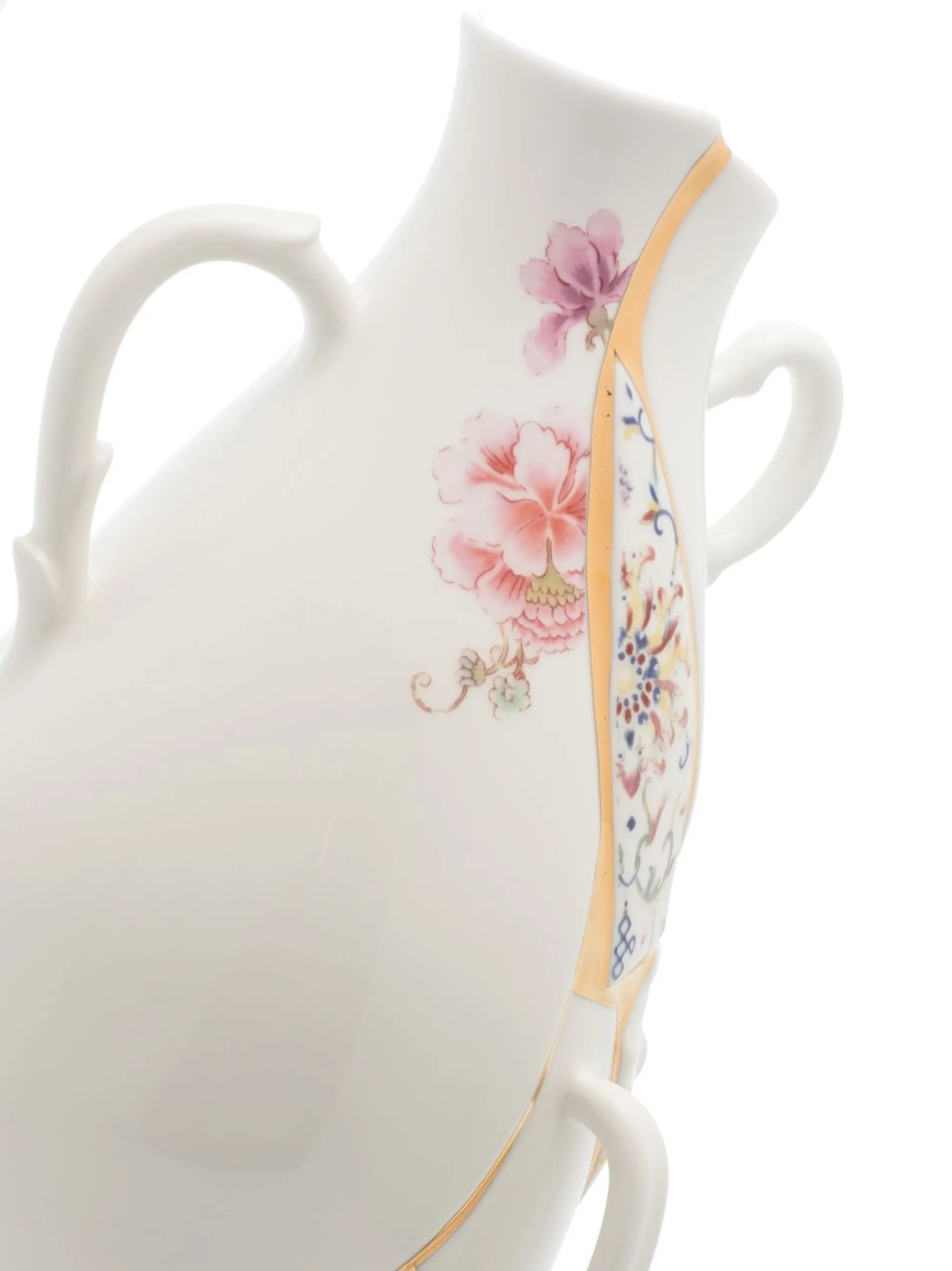 Kintsugi porcelain vase (32cm)