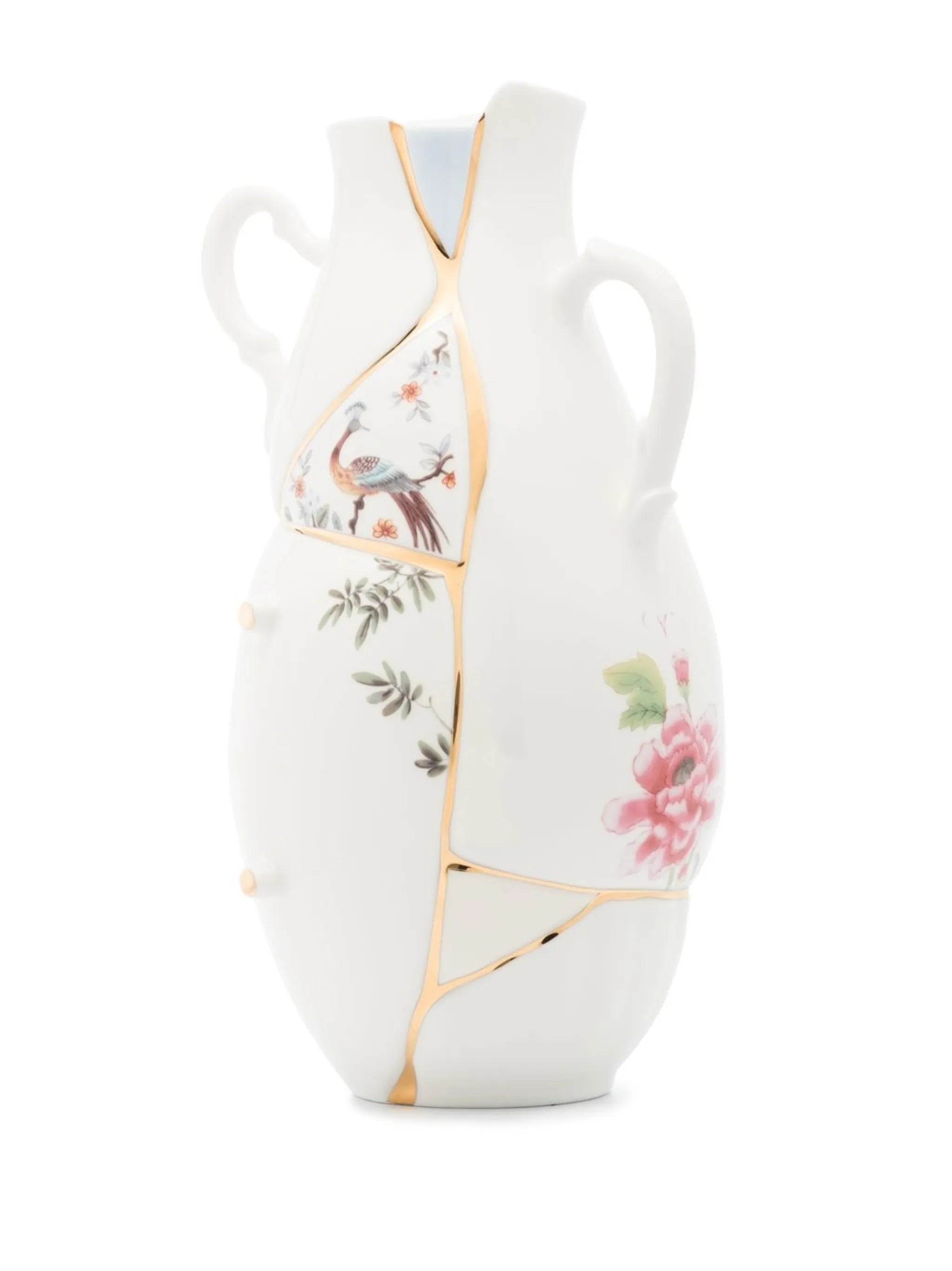 Kintsugi porcelain vase (32cm)