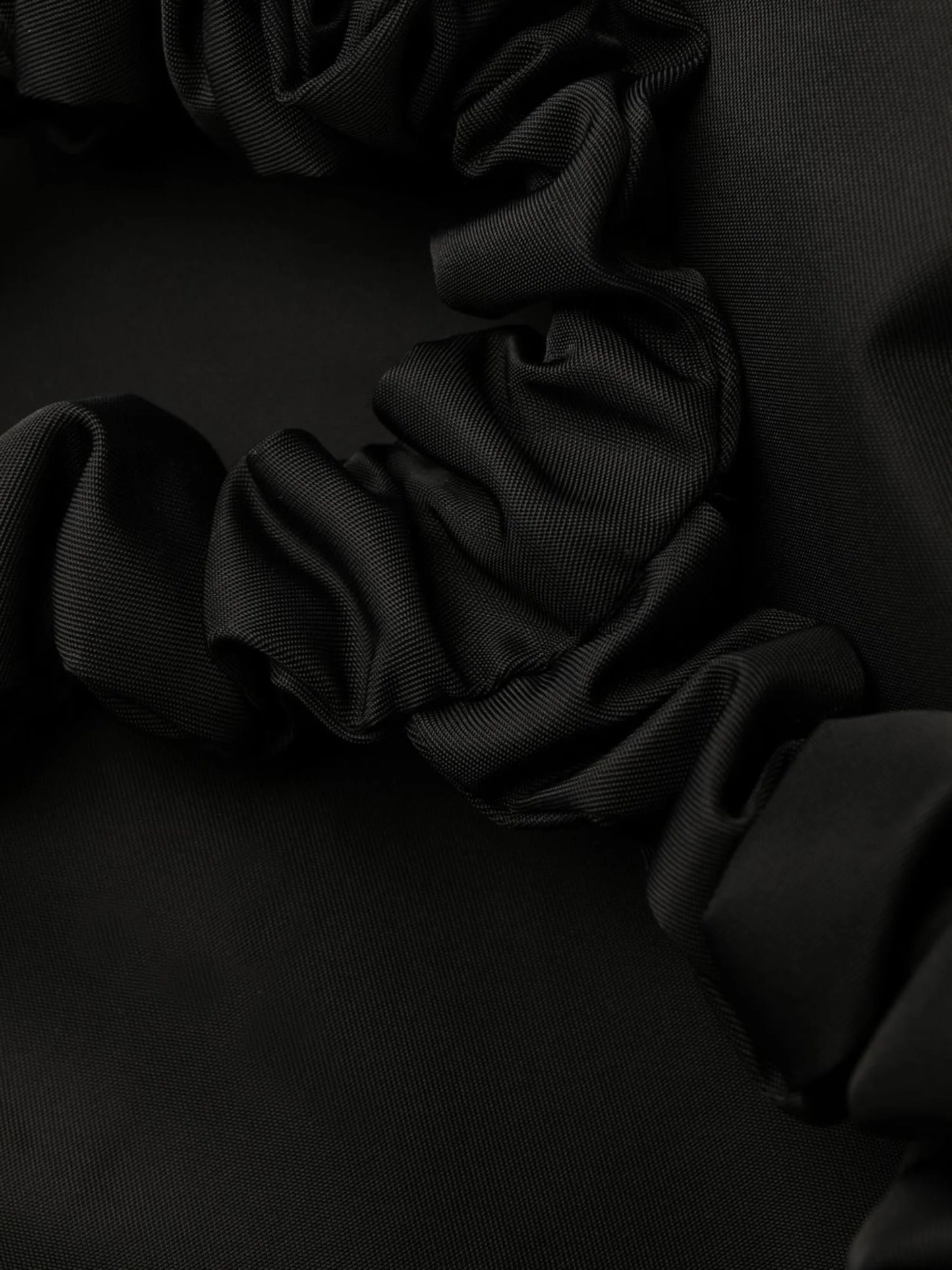 ruched-detail minidress