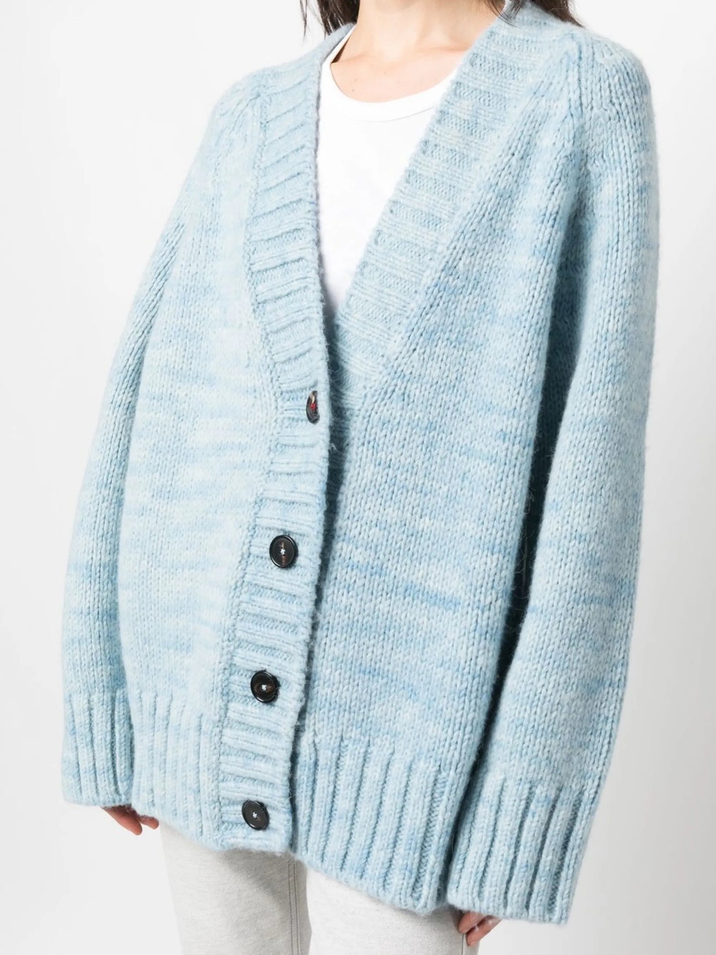 Botanical Dye V-neck cardigan