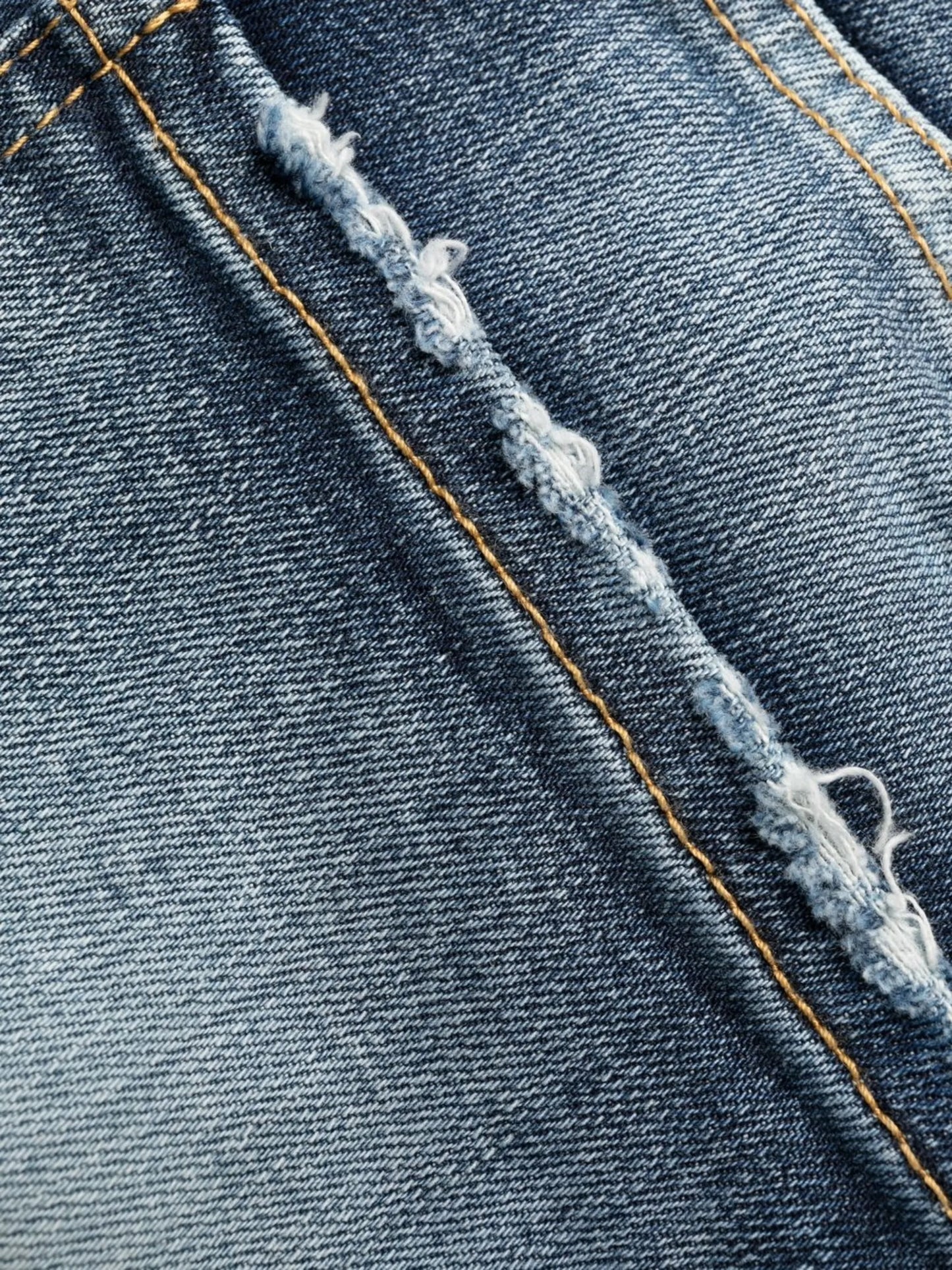 distressed-effect slim jeans
