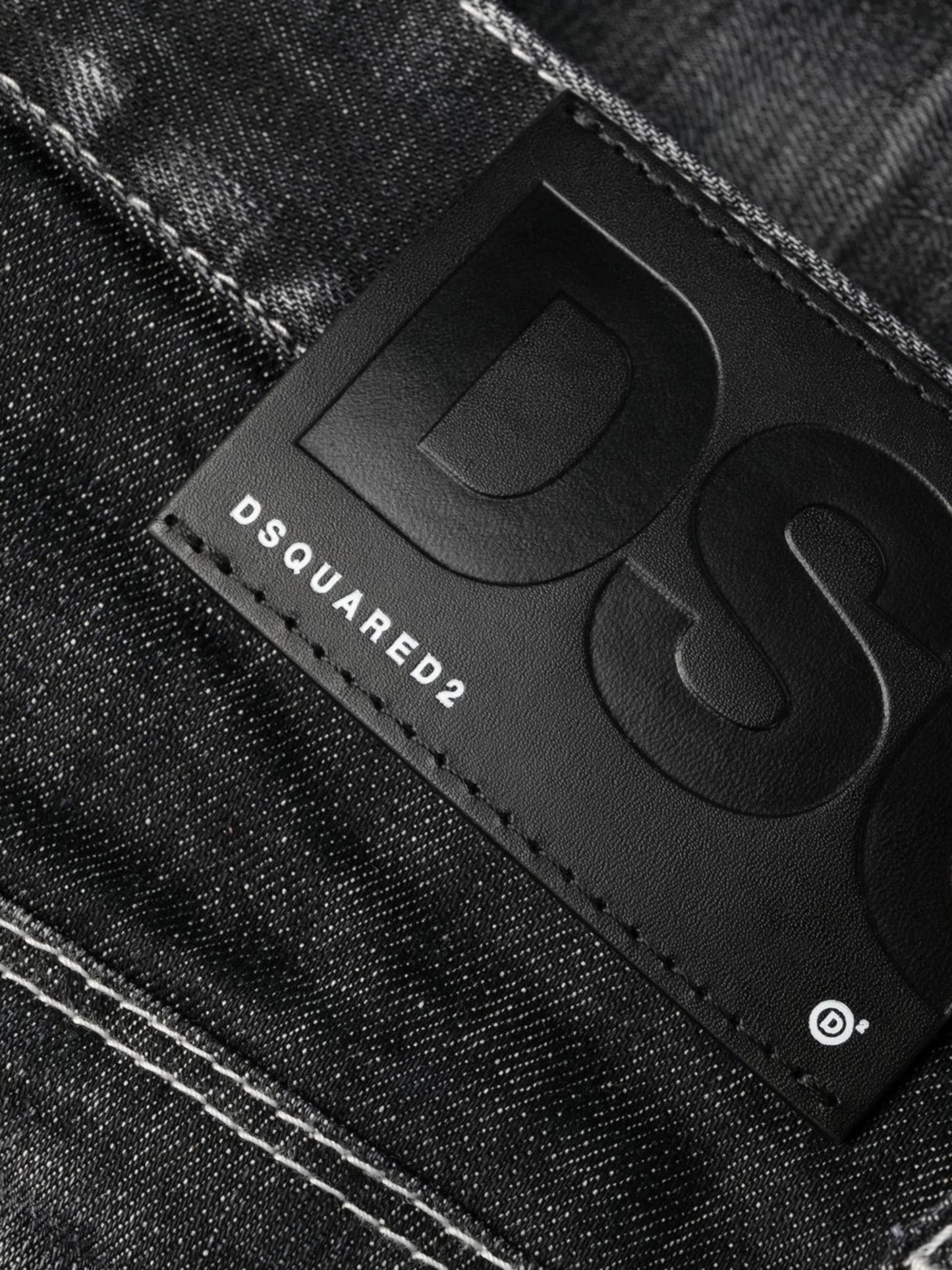 slim-fit straight-leg jeans