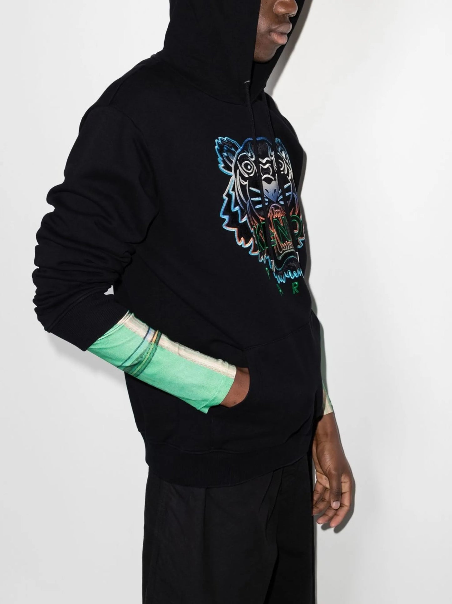 Tiger drawstring hoodie