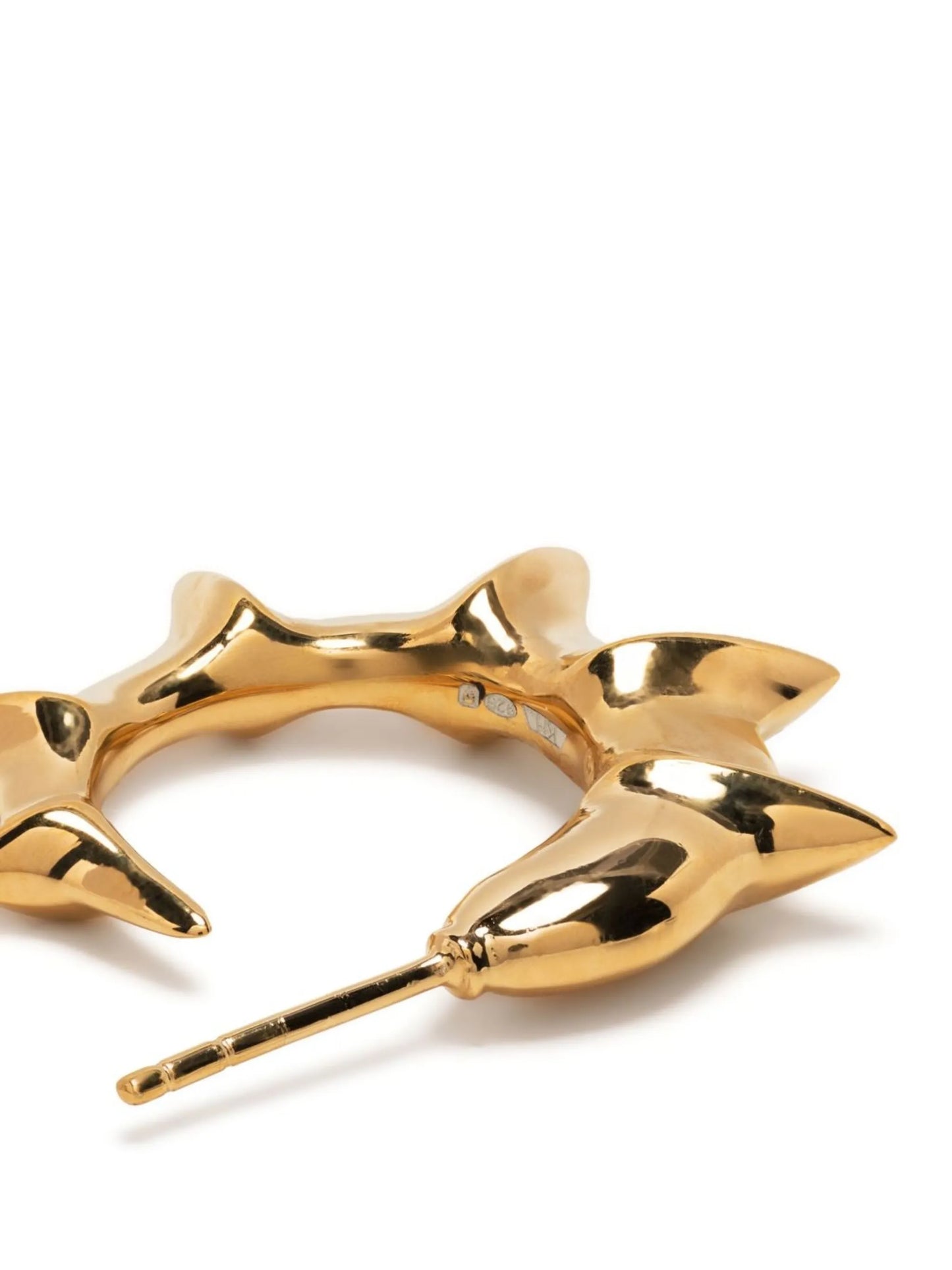 18kt gold vermeil Tiny Bamboo hoop earrings