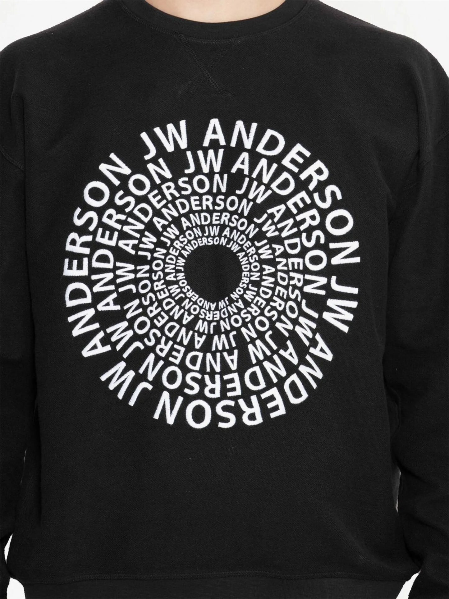 swirl-logo sweatshirt