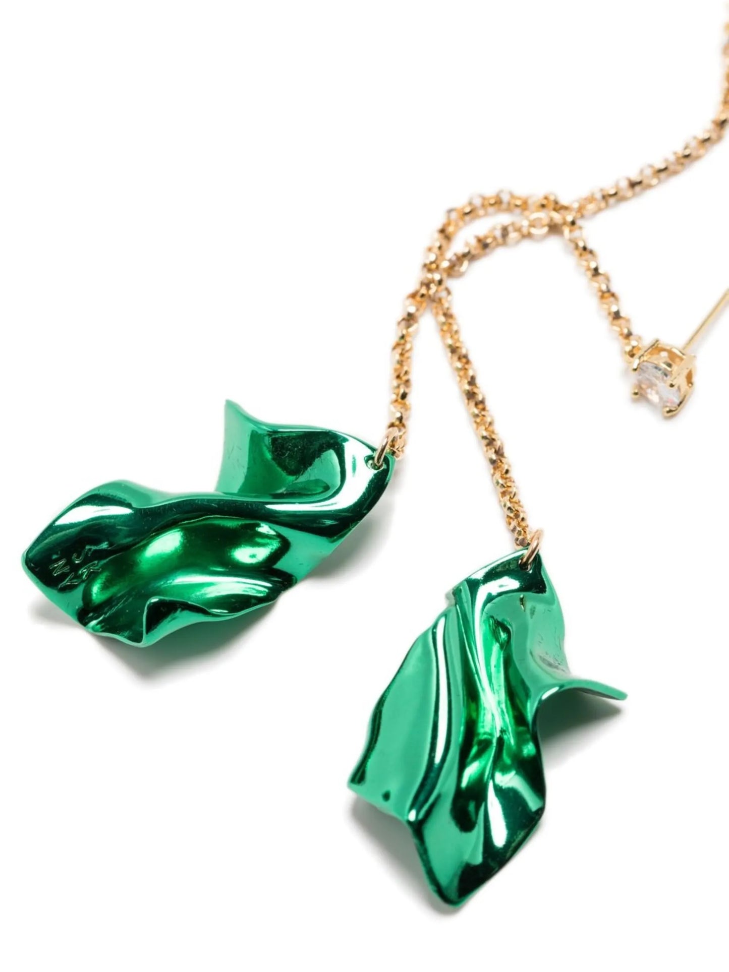 Gelsey Fold drop earrings
