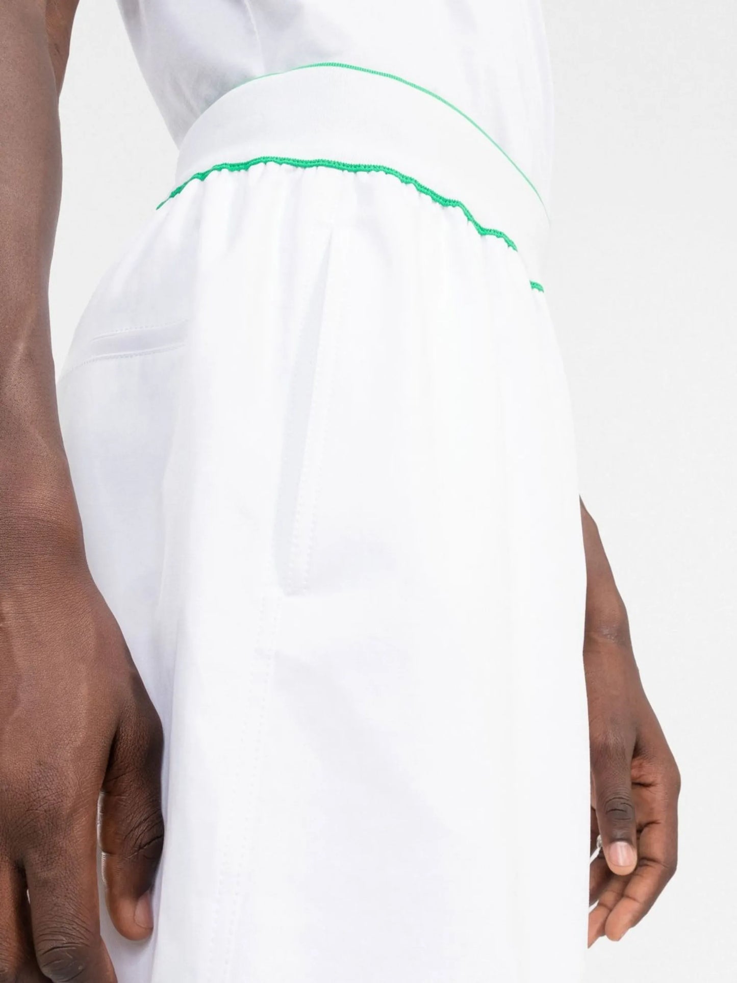 logo-waistband Bermuda shorts