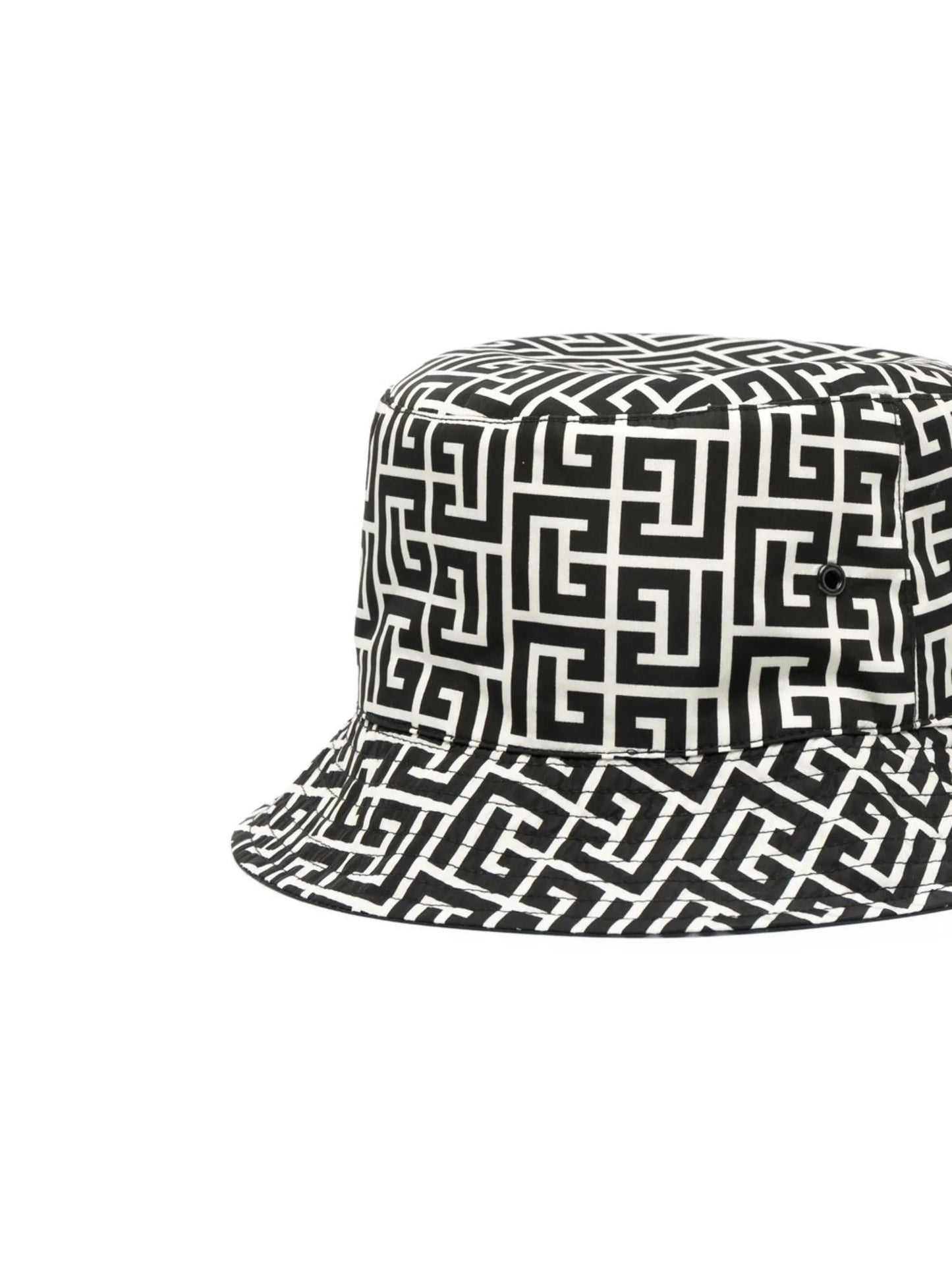 monogram-print bucket hat