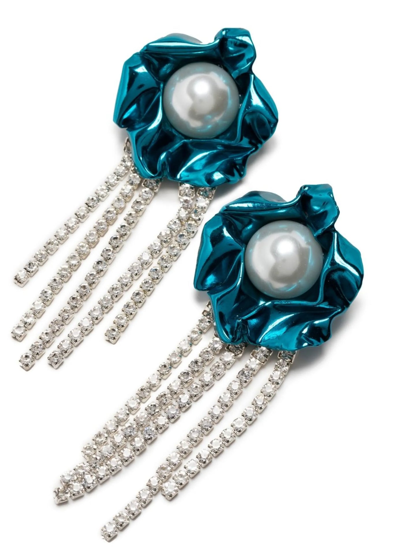 Poppy pearl drop earrings