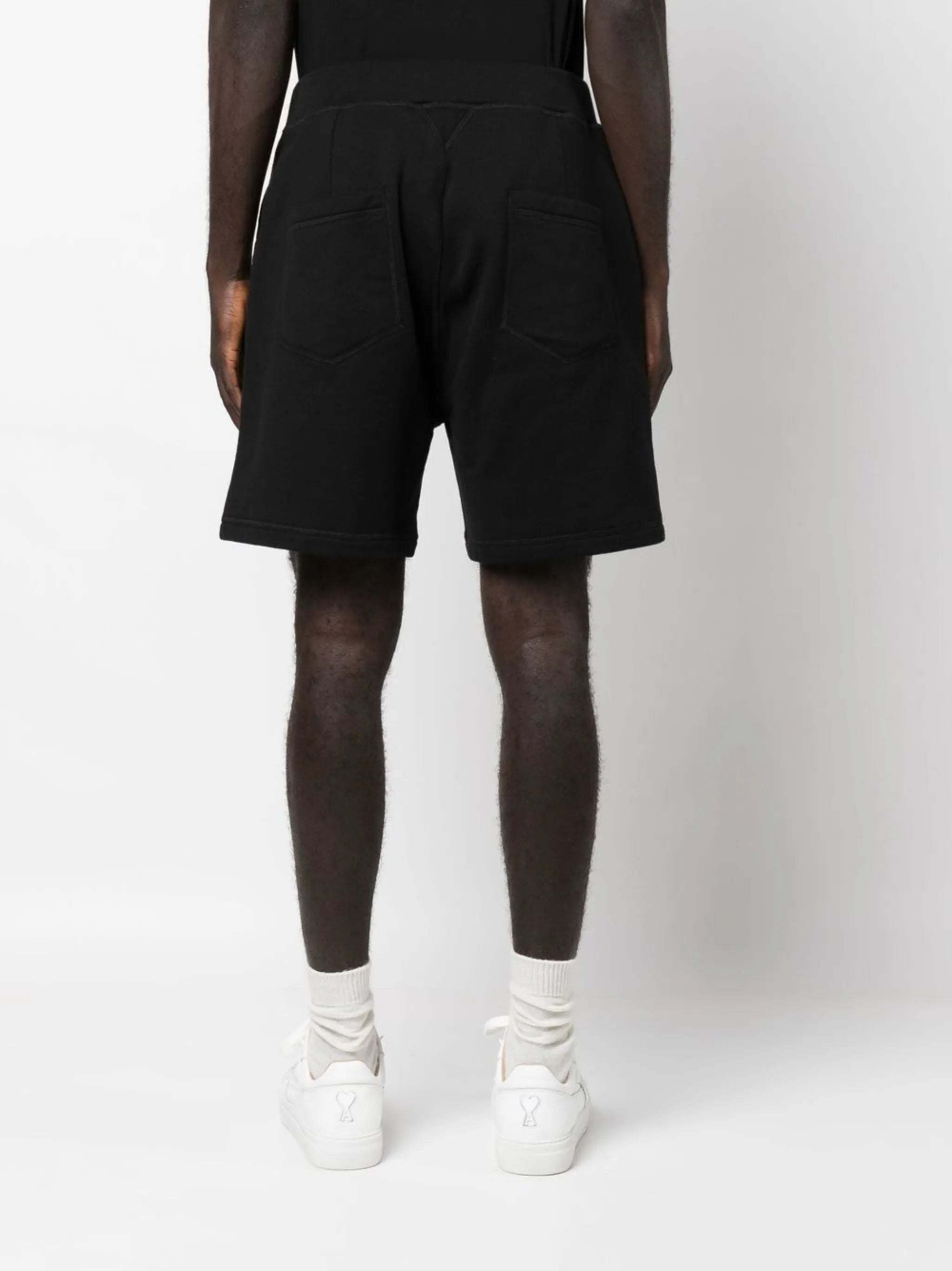 logo-print track shorts