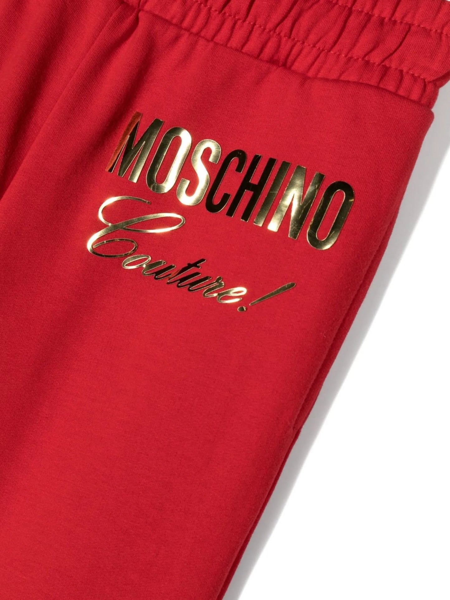 logo-print cotton track pants