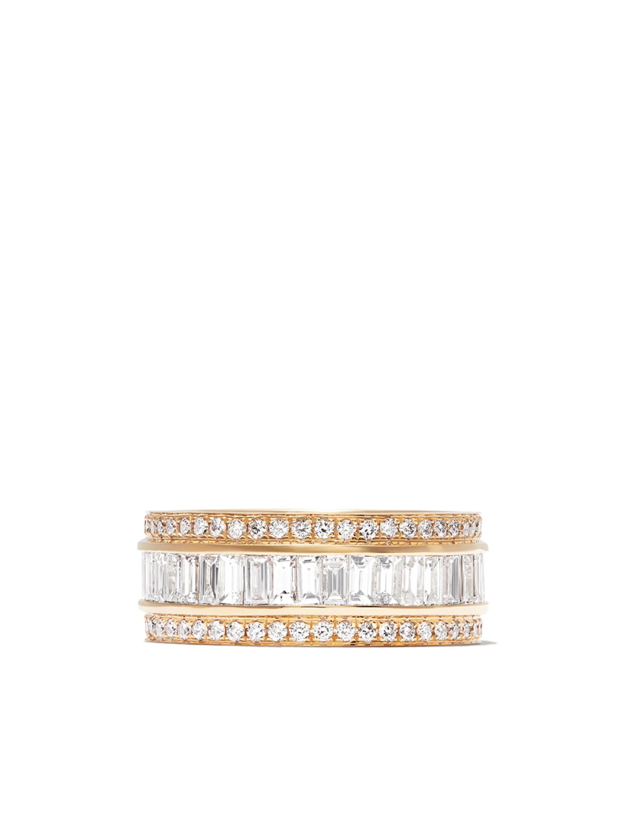18kt yellow gold diamond eternity ring