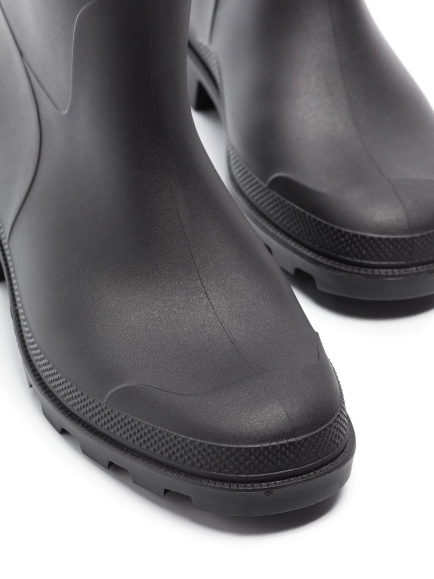 logo-patch knee-length boots