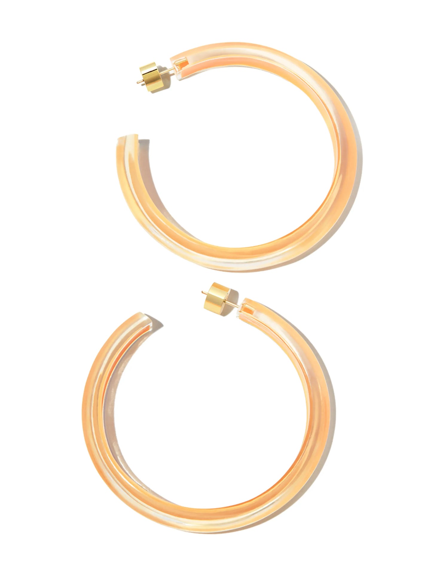 jelly hoop earrings