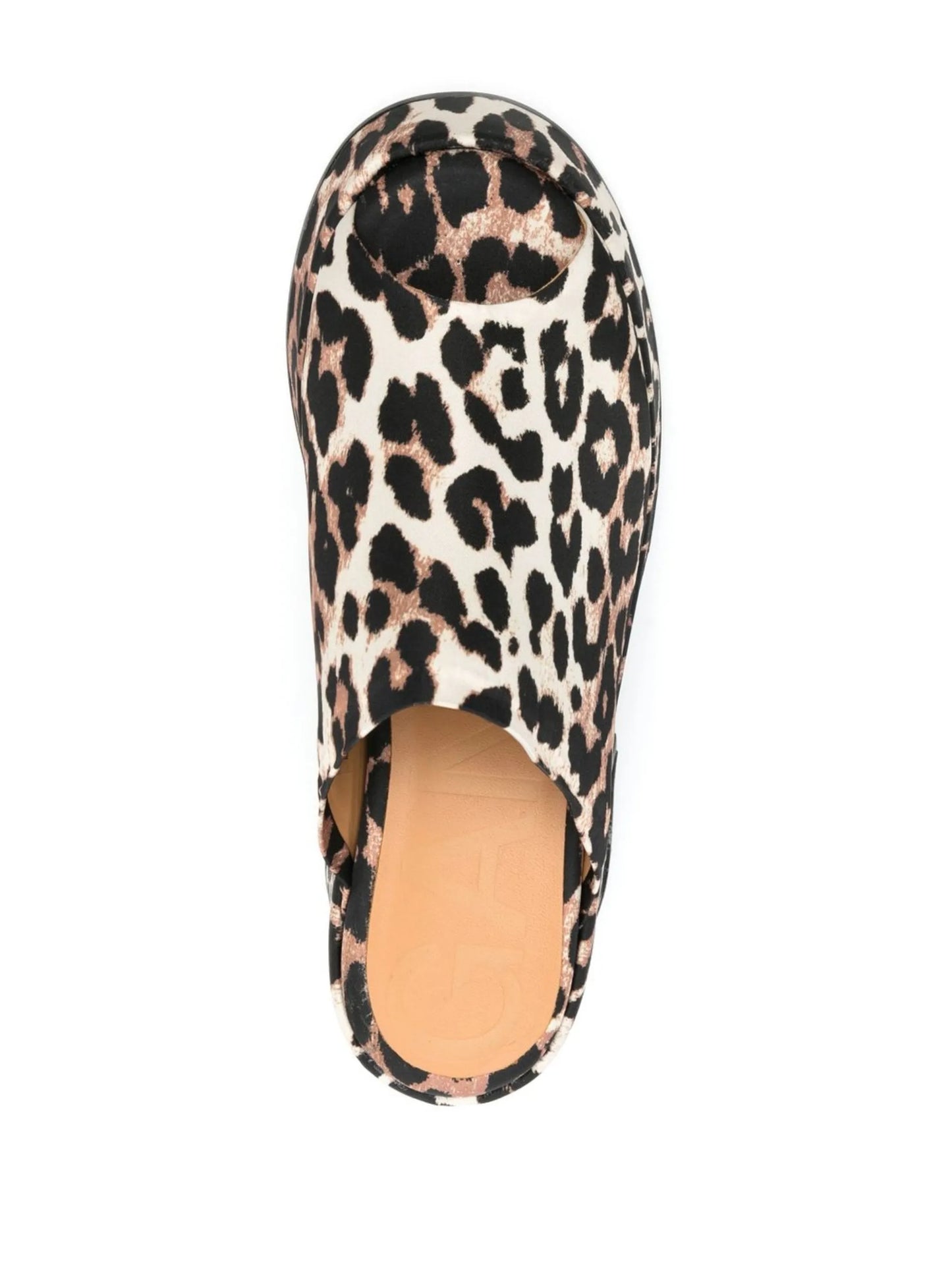 100mm leopard-print sandals