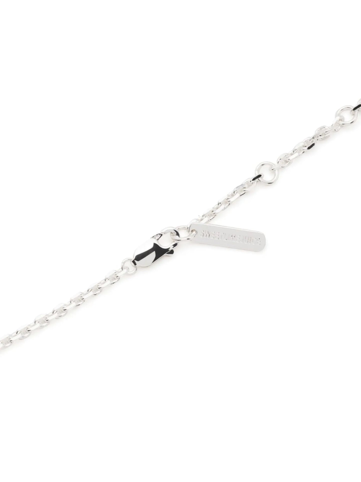 textured-finish crystal necklace