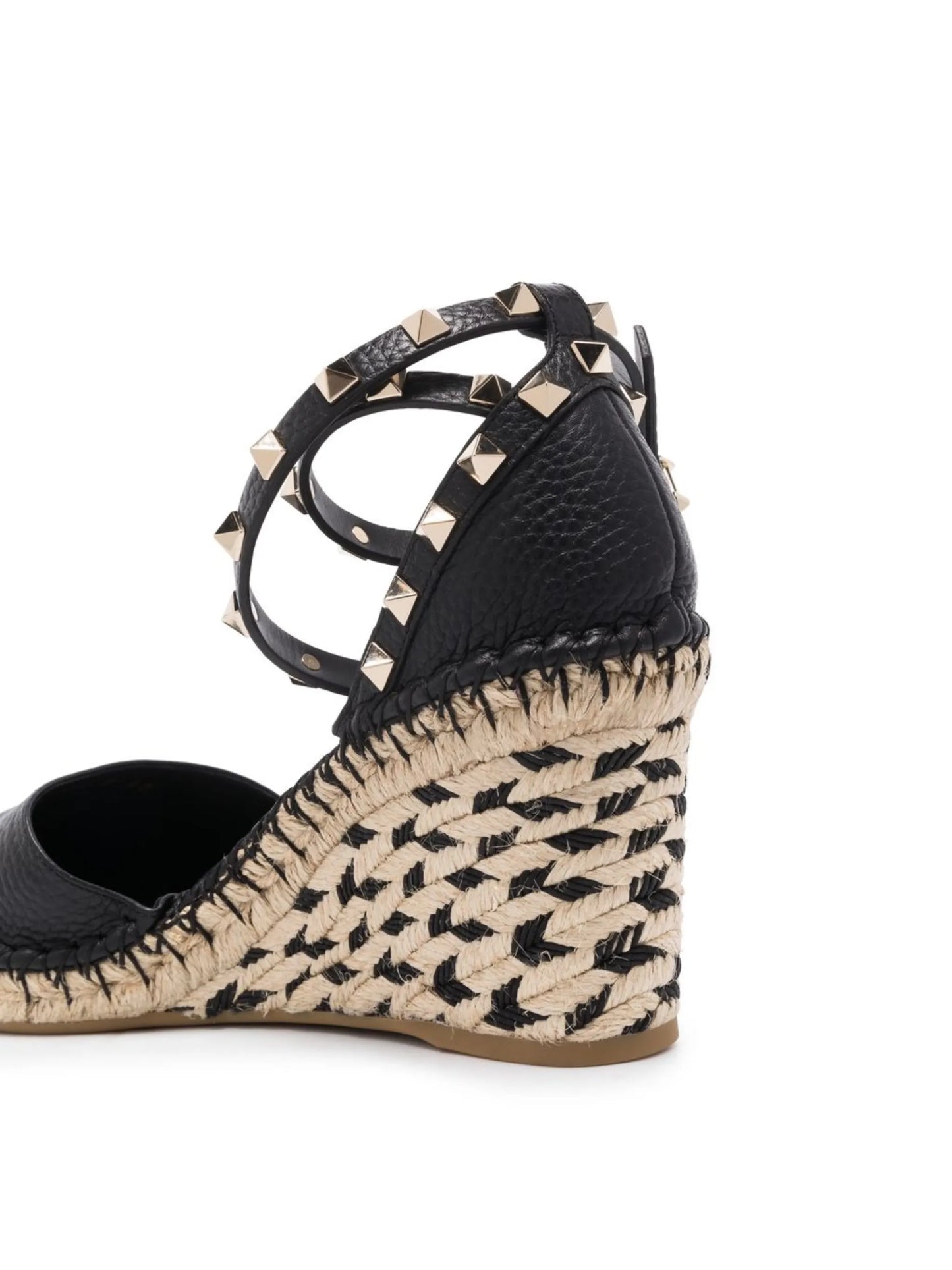 Rockstud wedge espadrilles