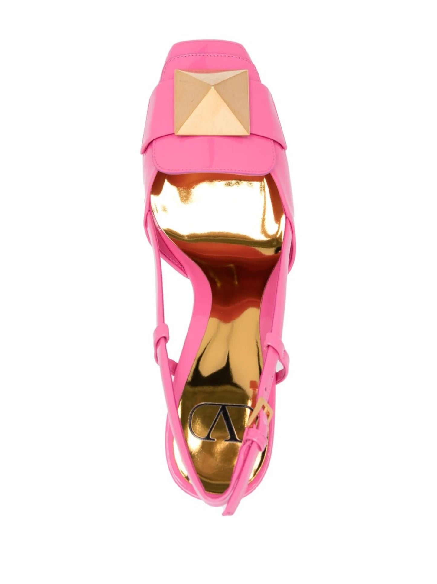 One Stud 115mm patent-leather pumps