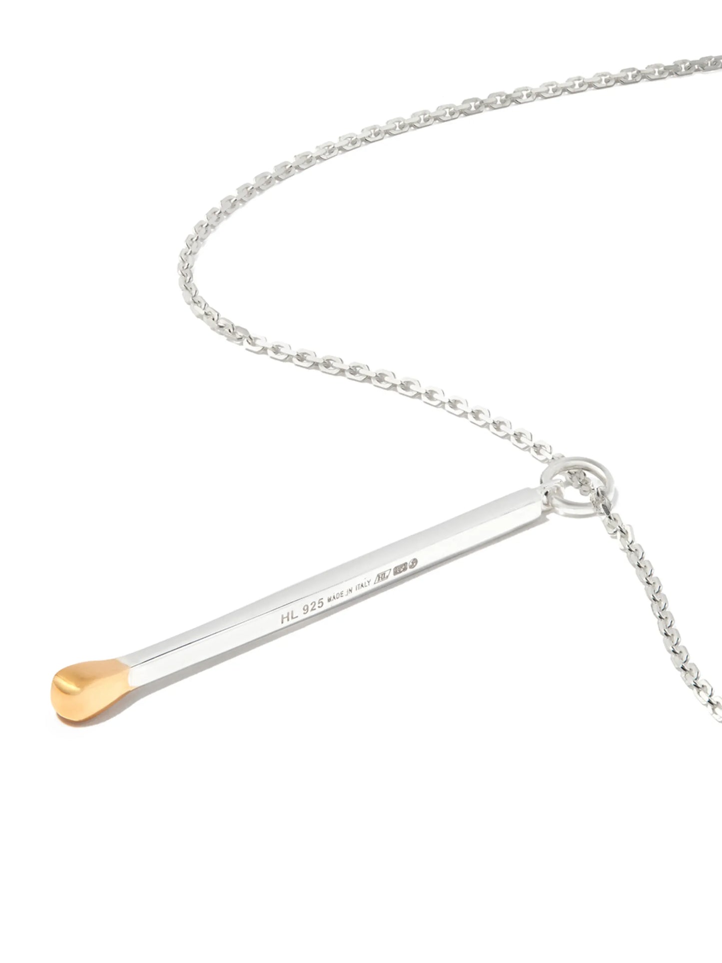 Matchstick pendant necklace