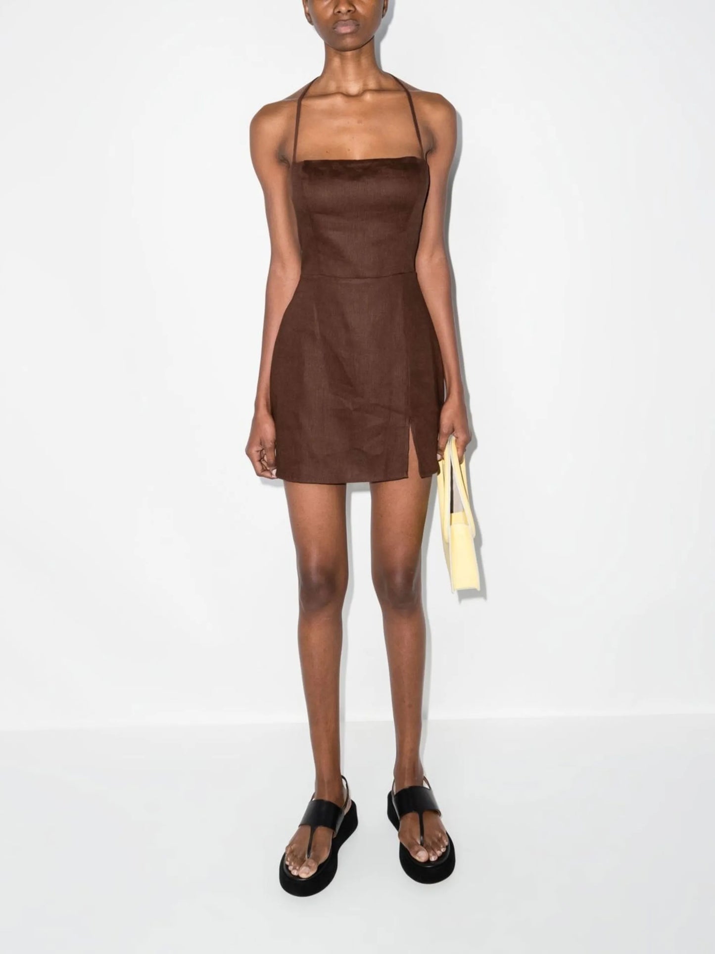 Linda linen minidress