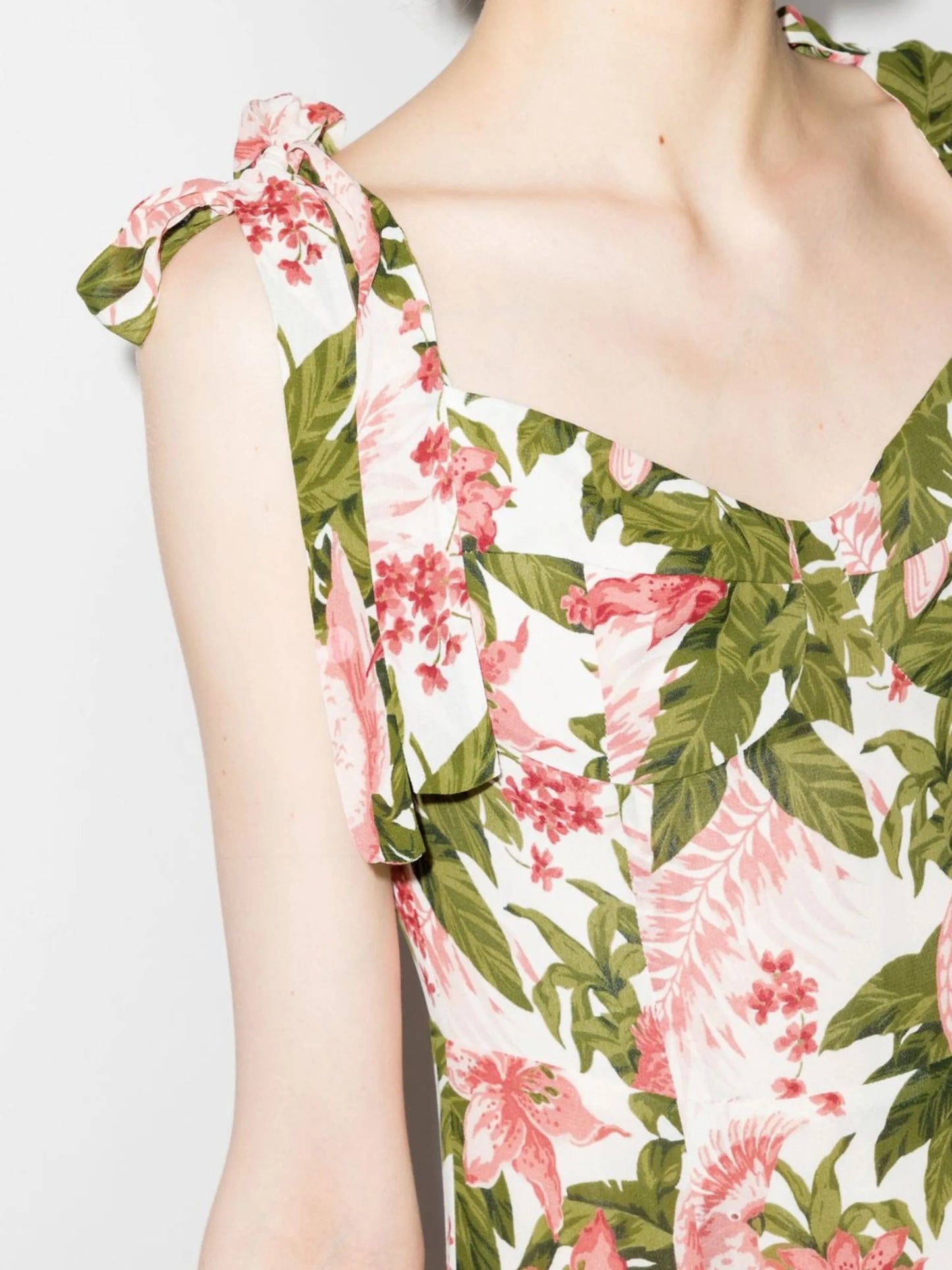 Nadira floral-print midi dress