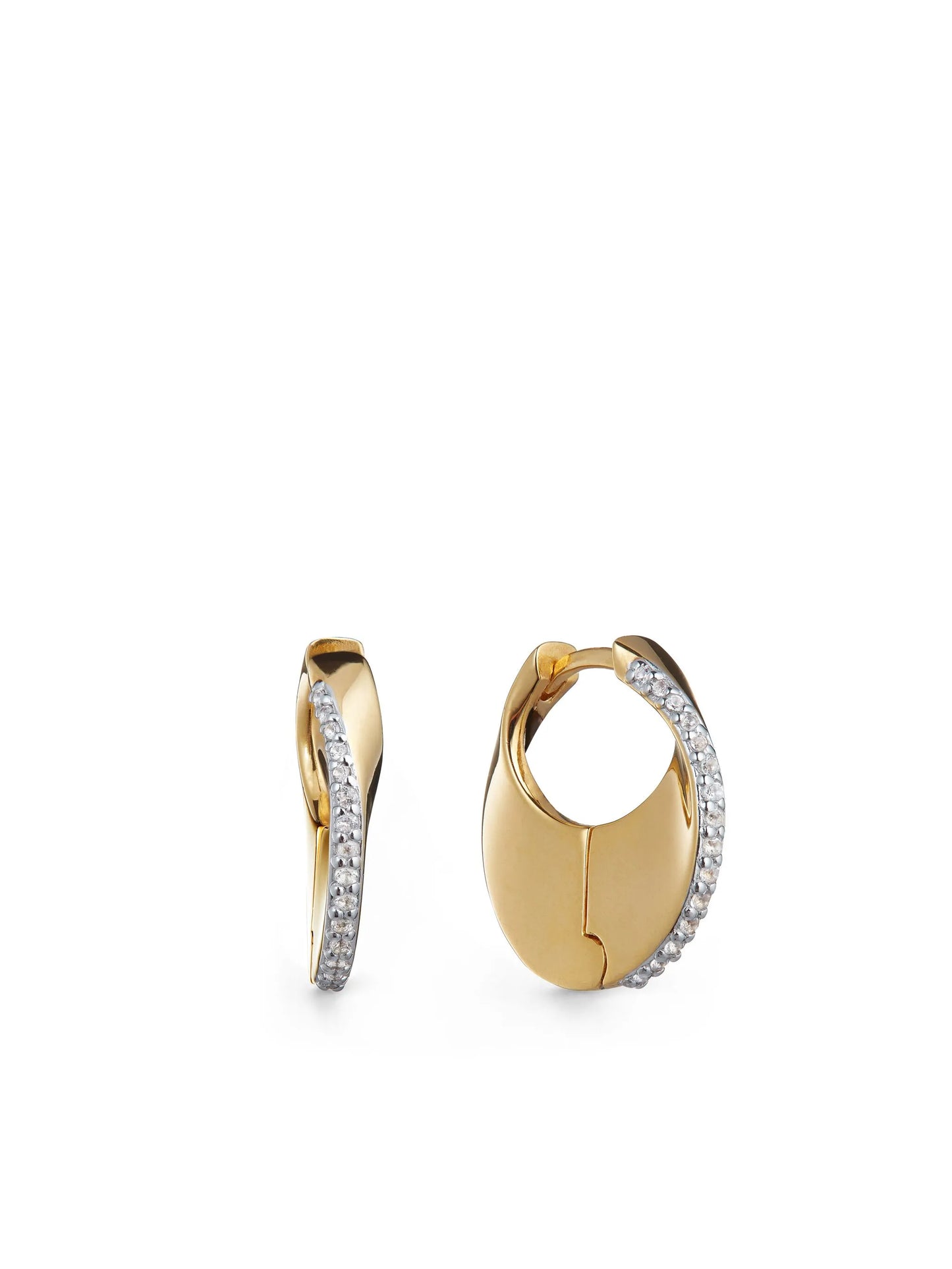 Siren hoop earrings