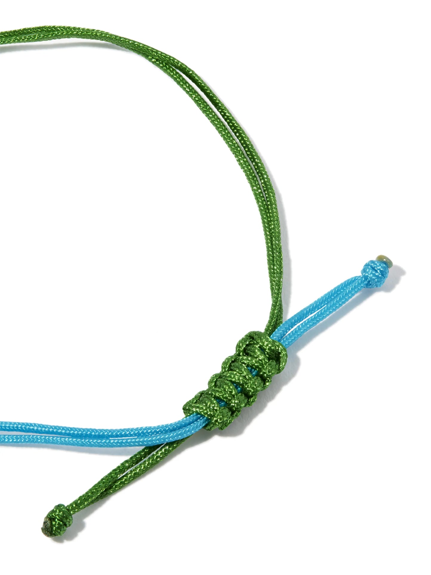 9kt yellow gold Crab tsavorite cord bracelet