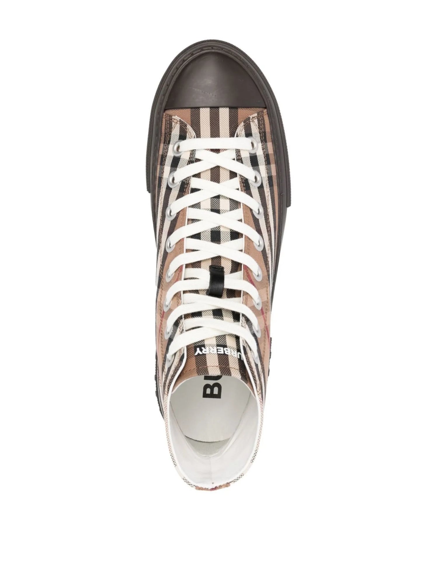 Vintage Check high-top sneakers