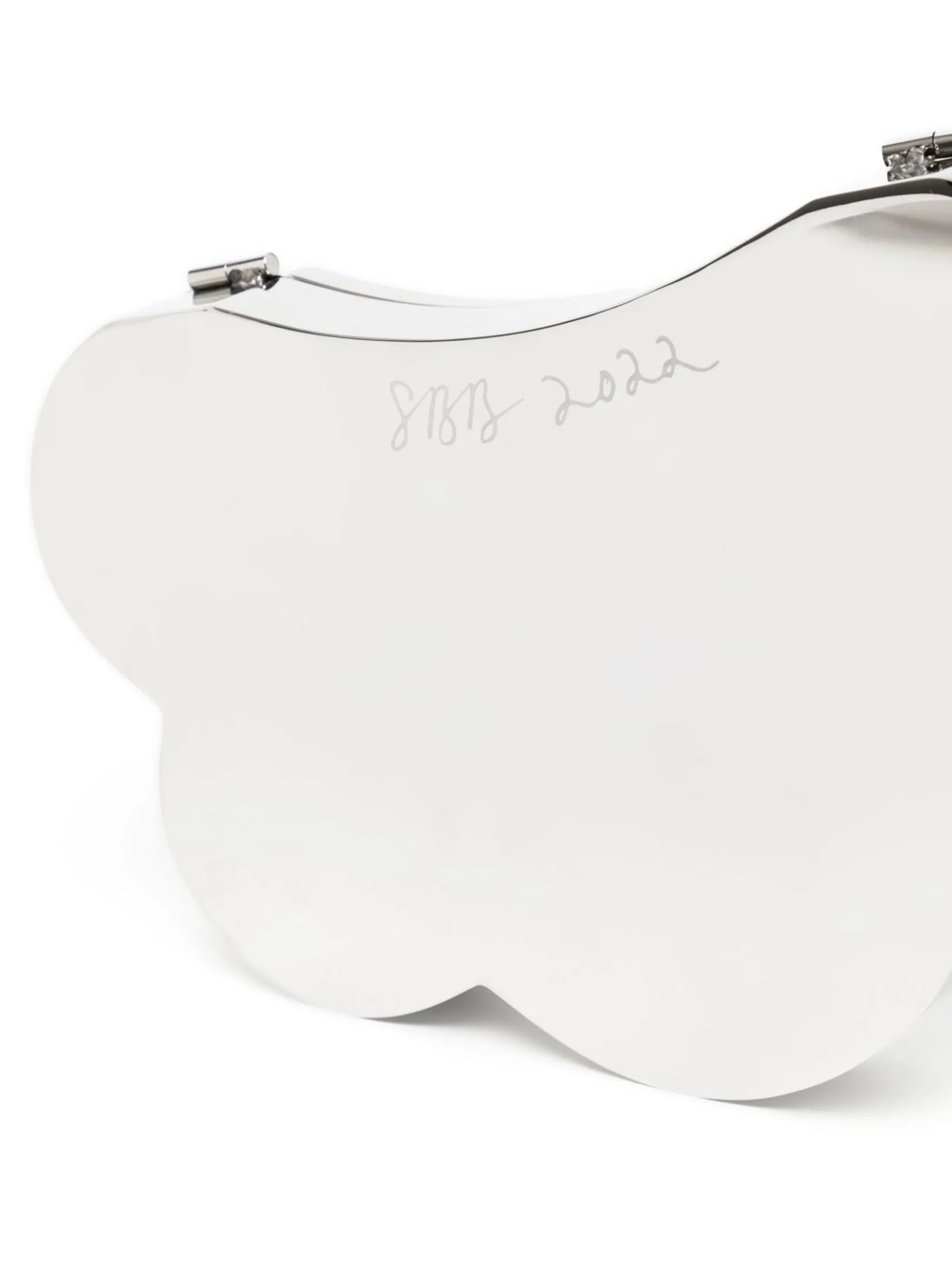Cloud silver-plated jewellery box