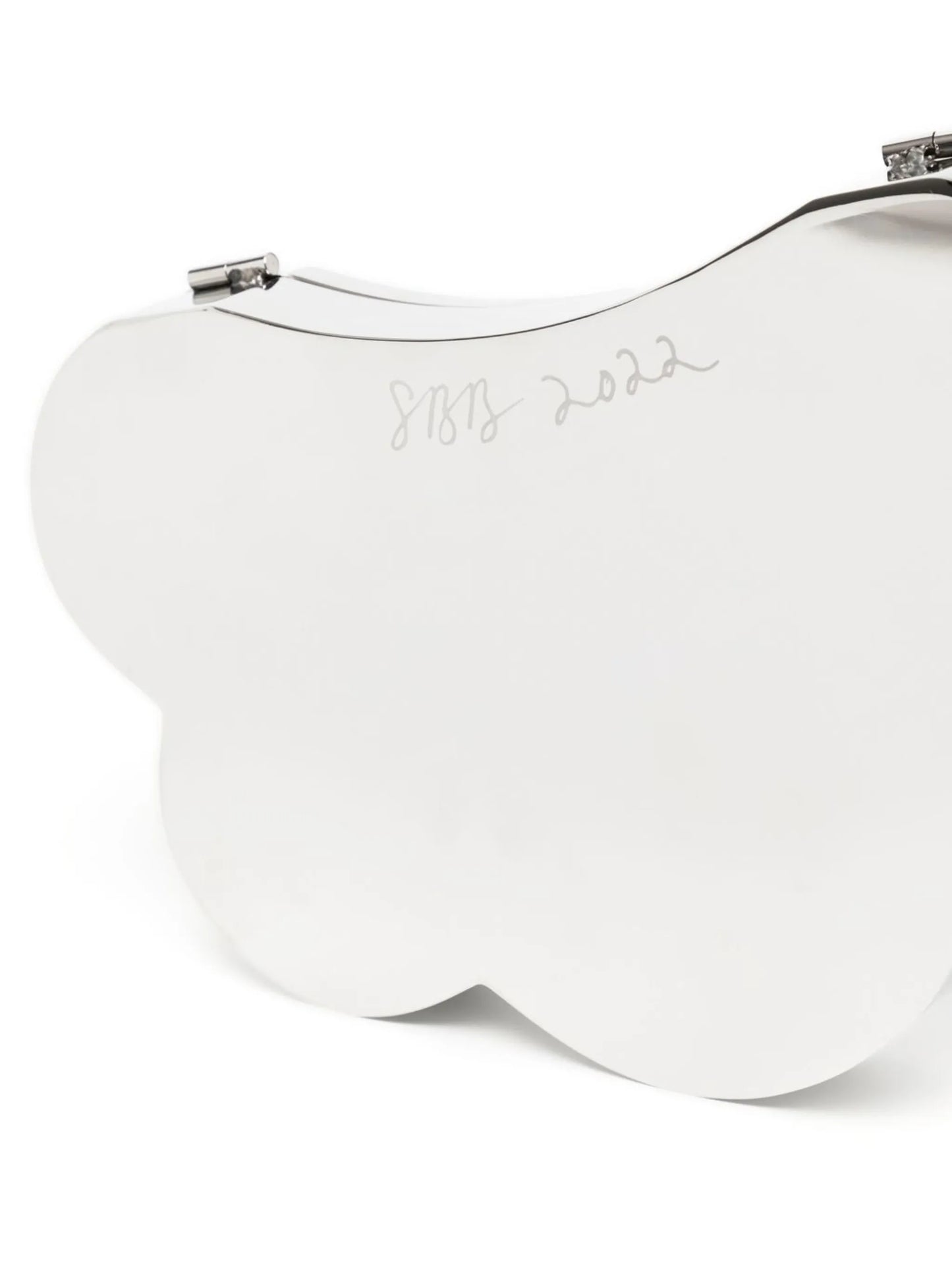 Cloud silver-plated jewellery box