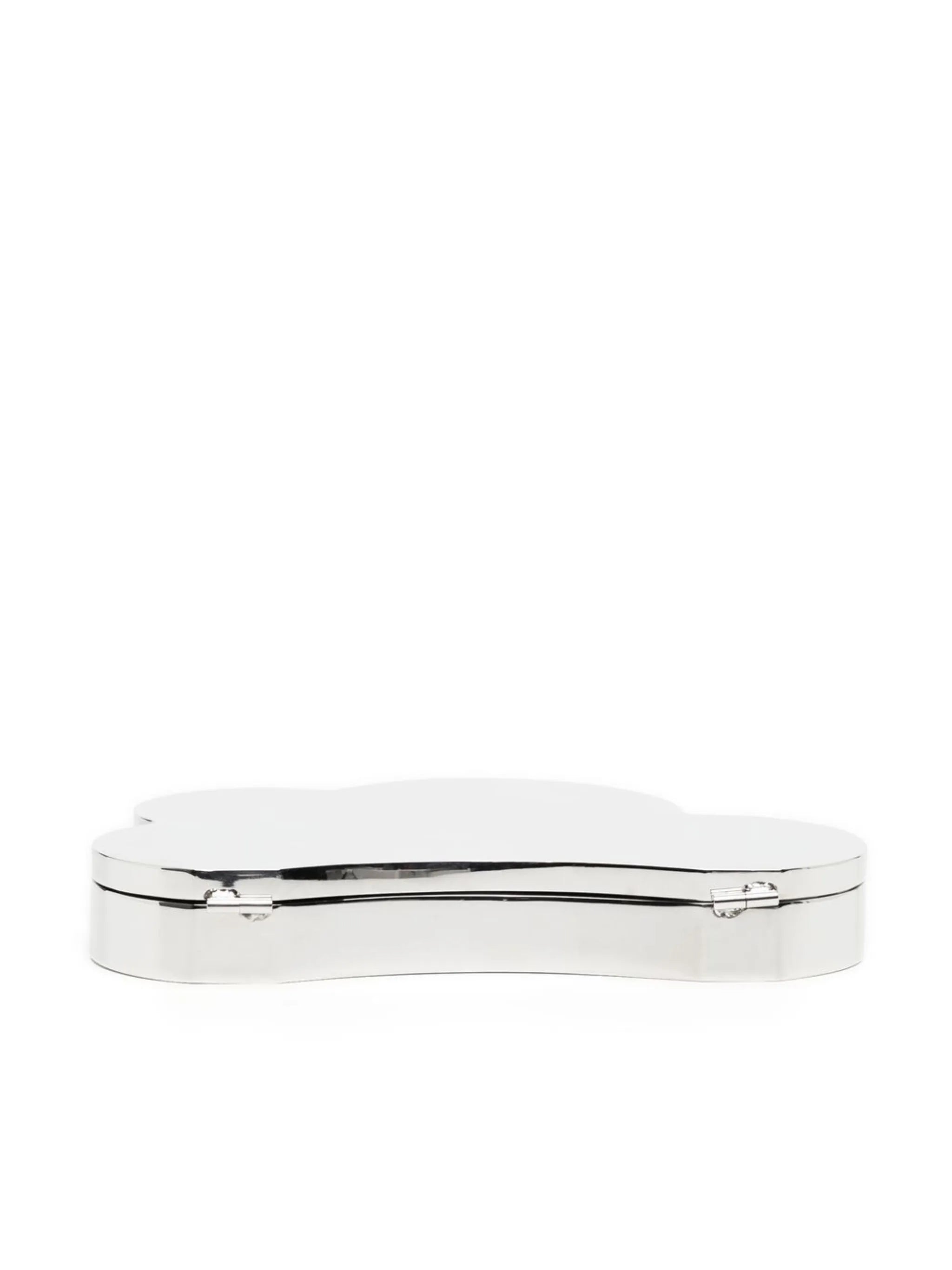 Cloud silver-plated jewellery box