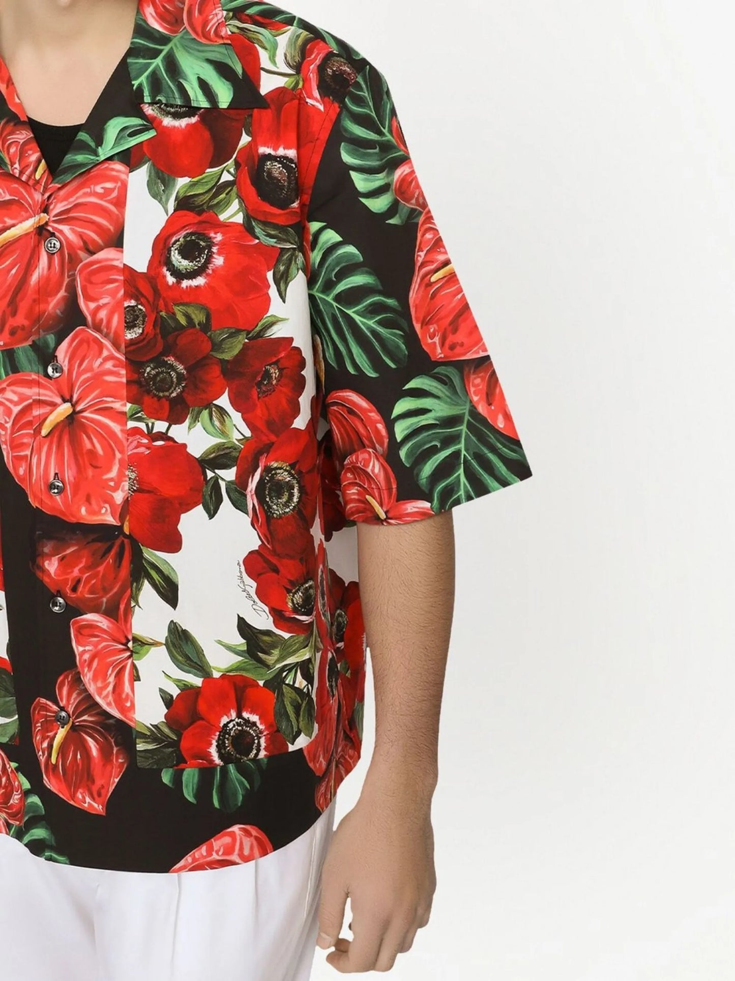 floral-print Hawaii shirt