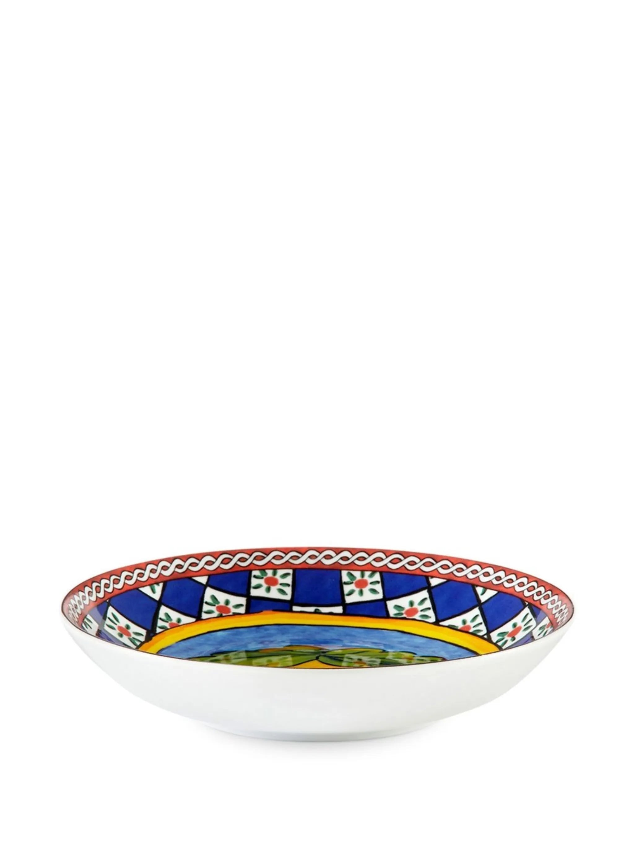 Carretto-print soup plates (set of two)
