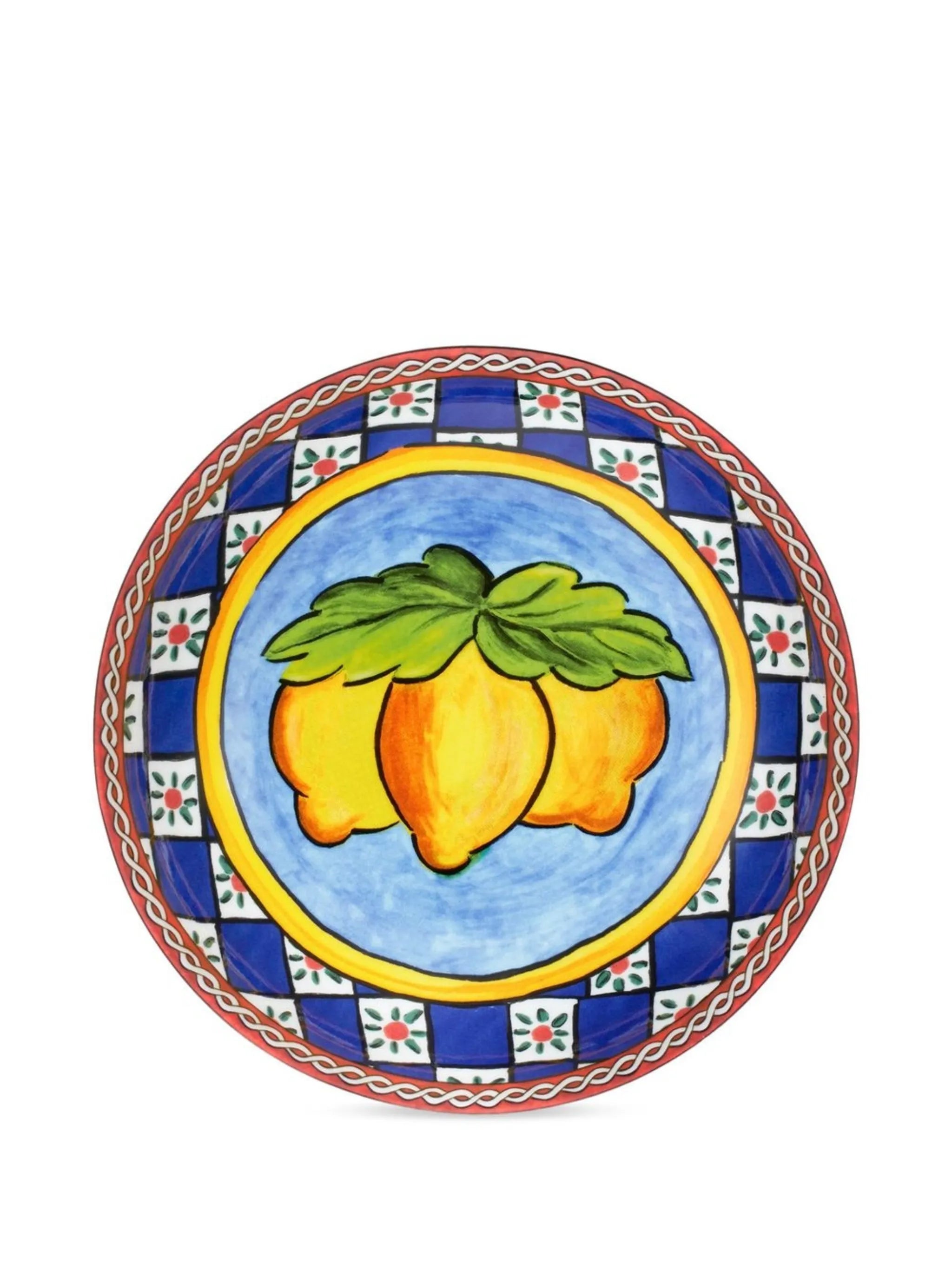 Carretto-print soup plates (set of two)