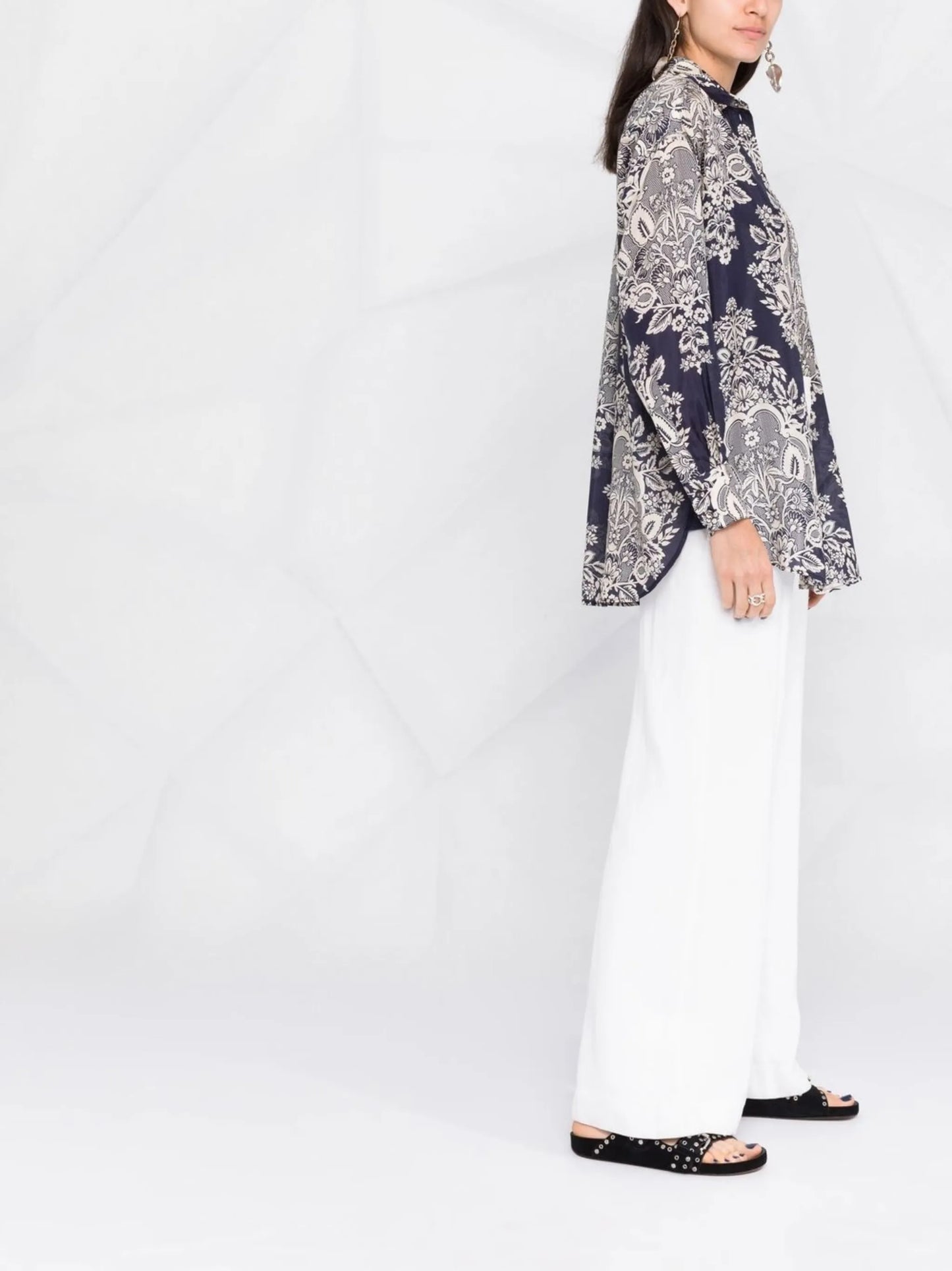 Pattie floral-print shirt
