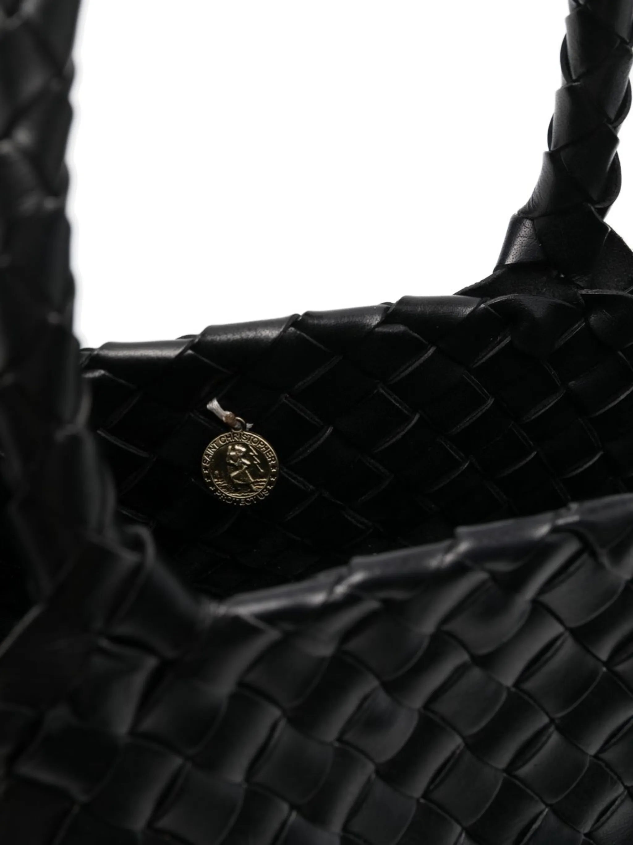 interwoven-design tote bag