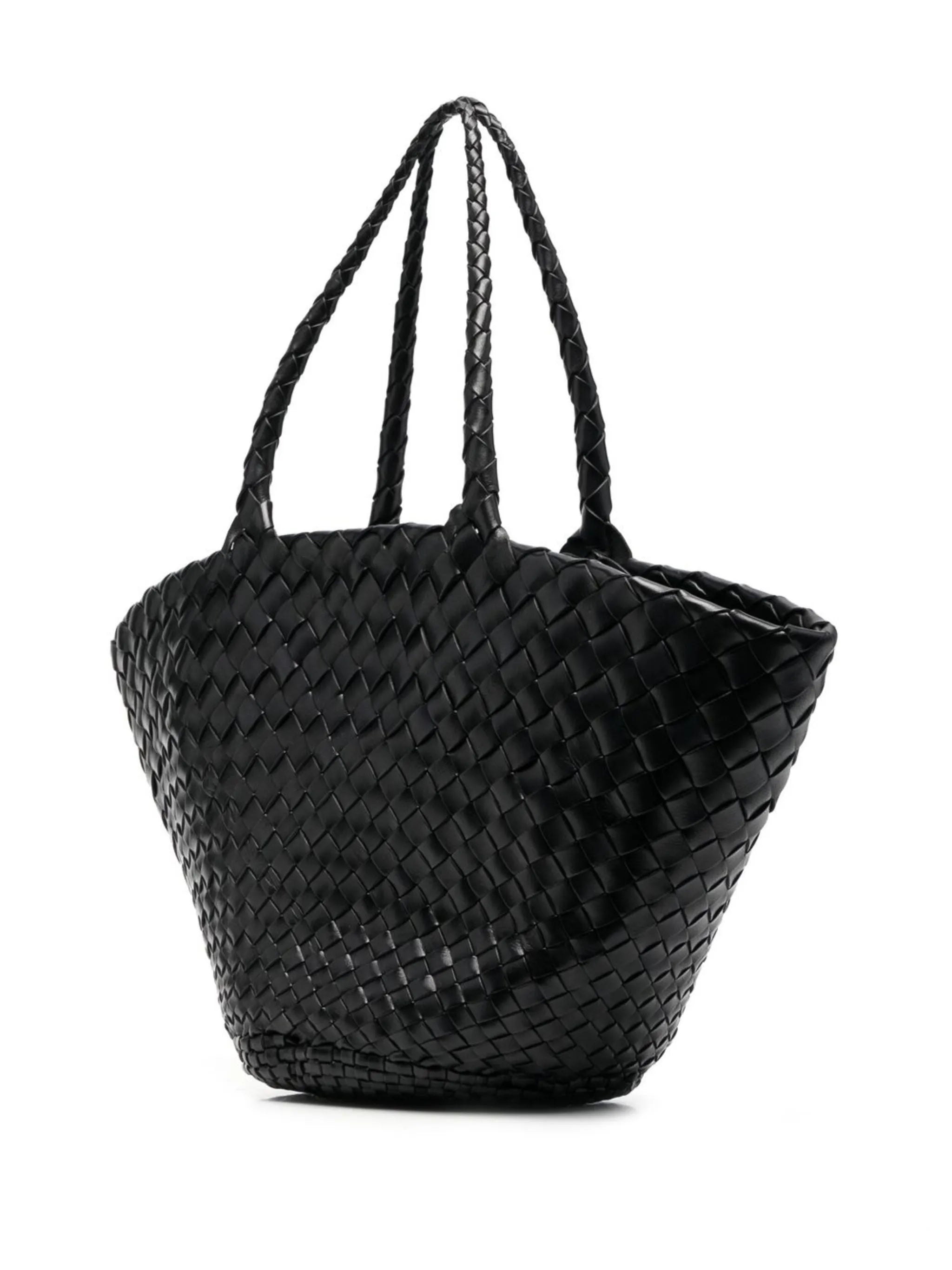 interwoven-design tote bag