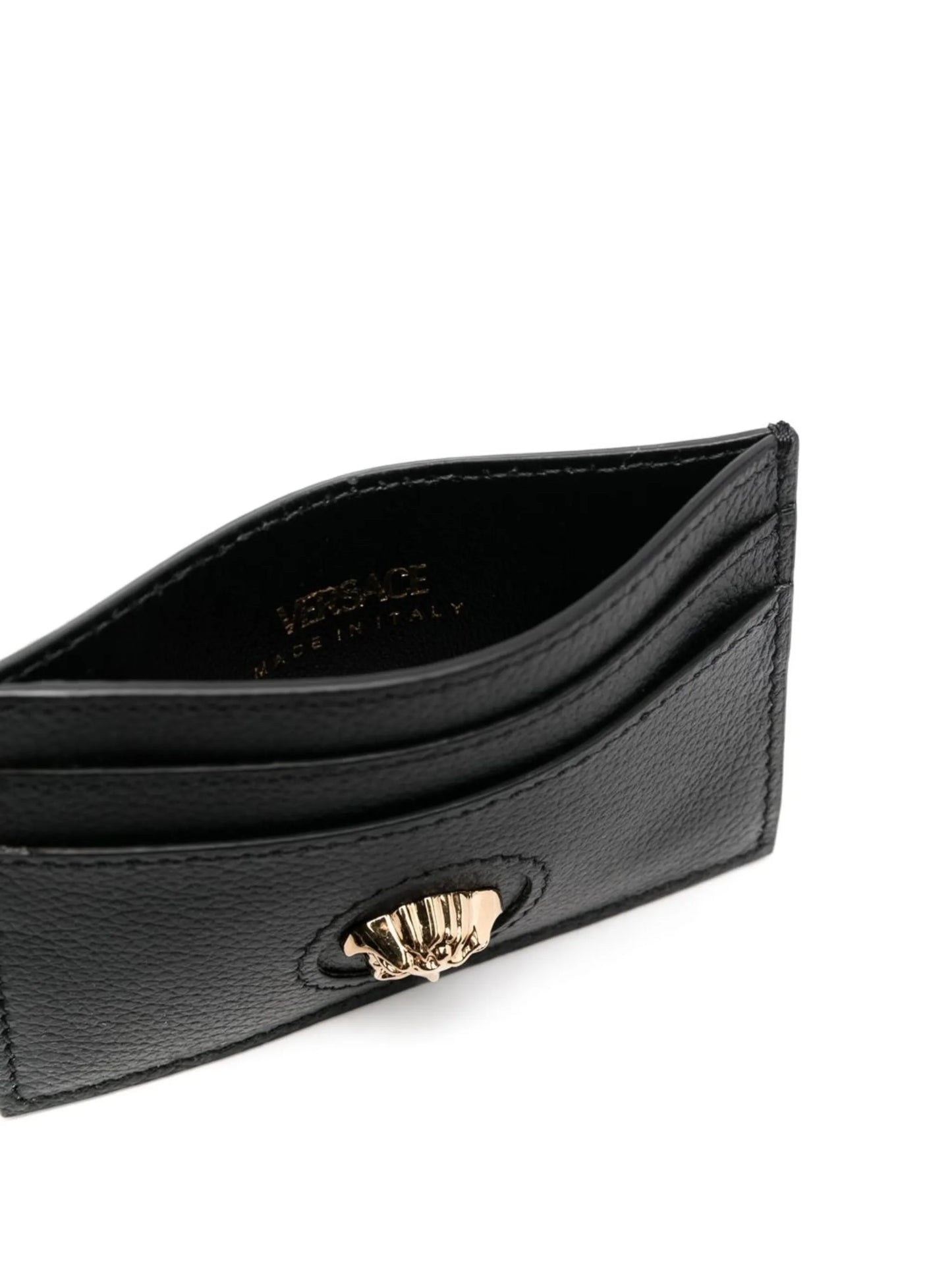La Medusa leather cardholder