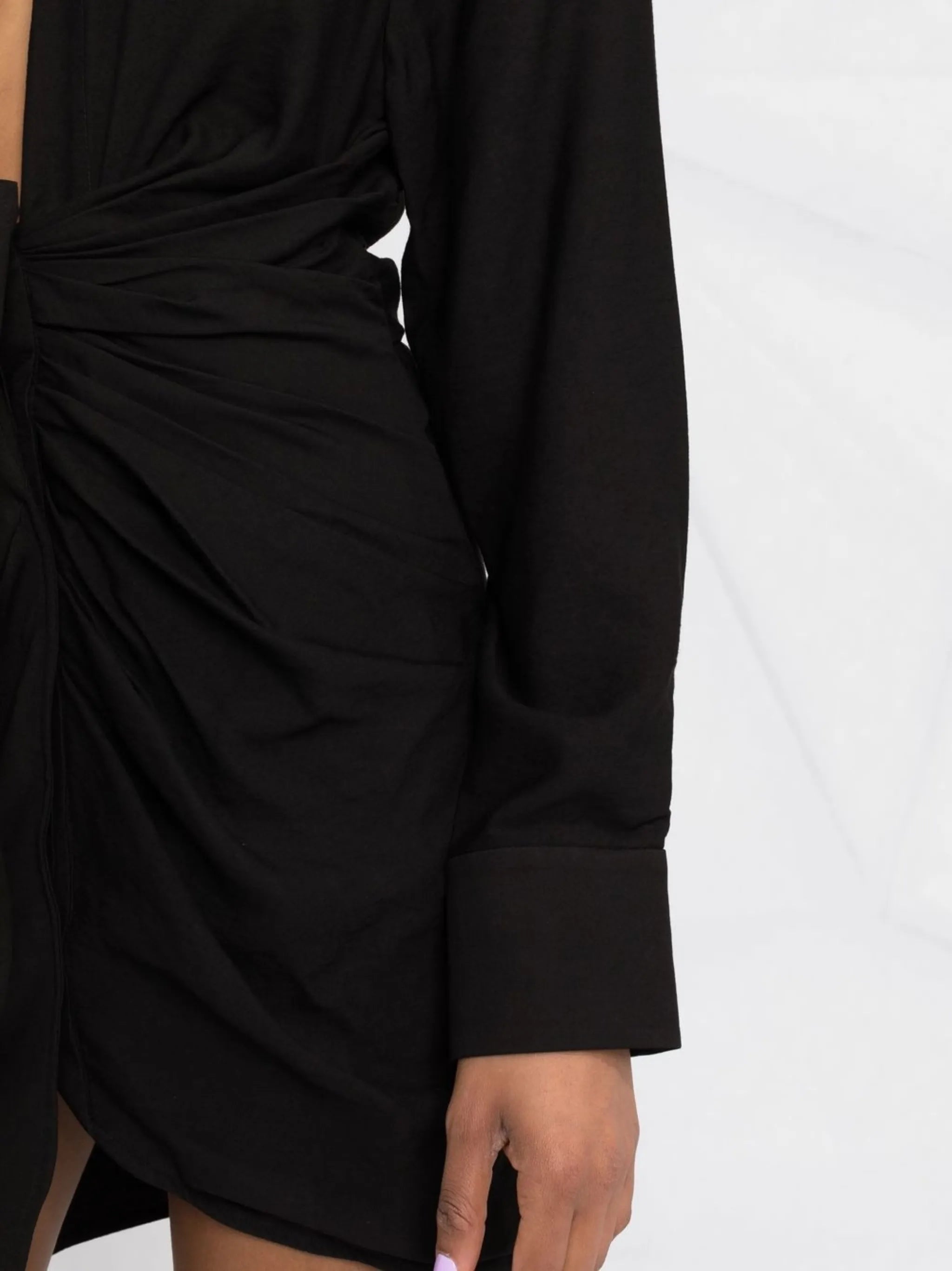 La Robe Bahia draped minidress