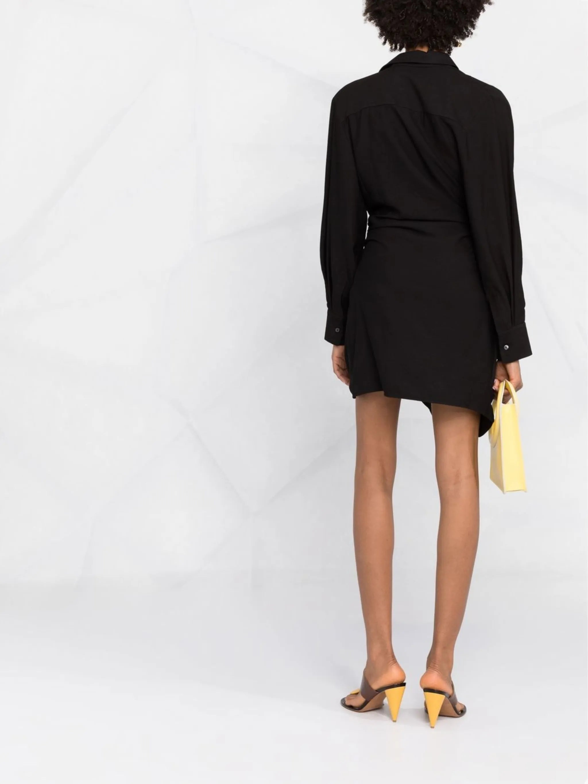 La Robe Bahia draped minidress
