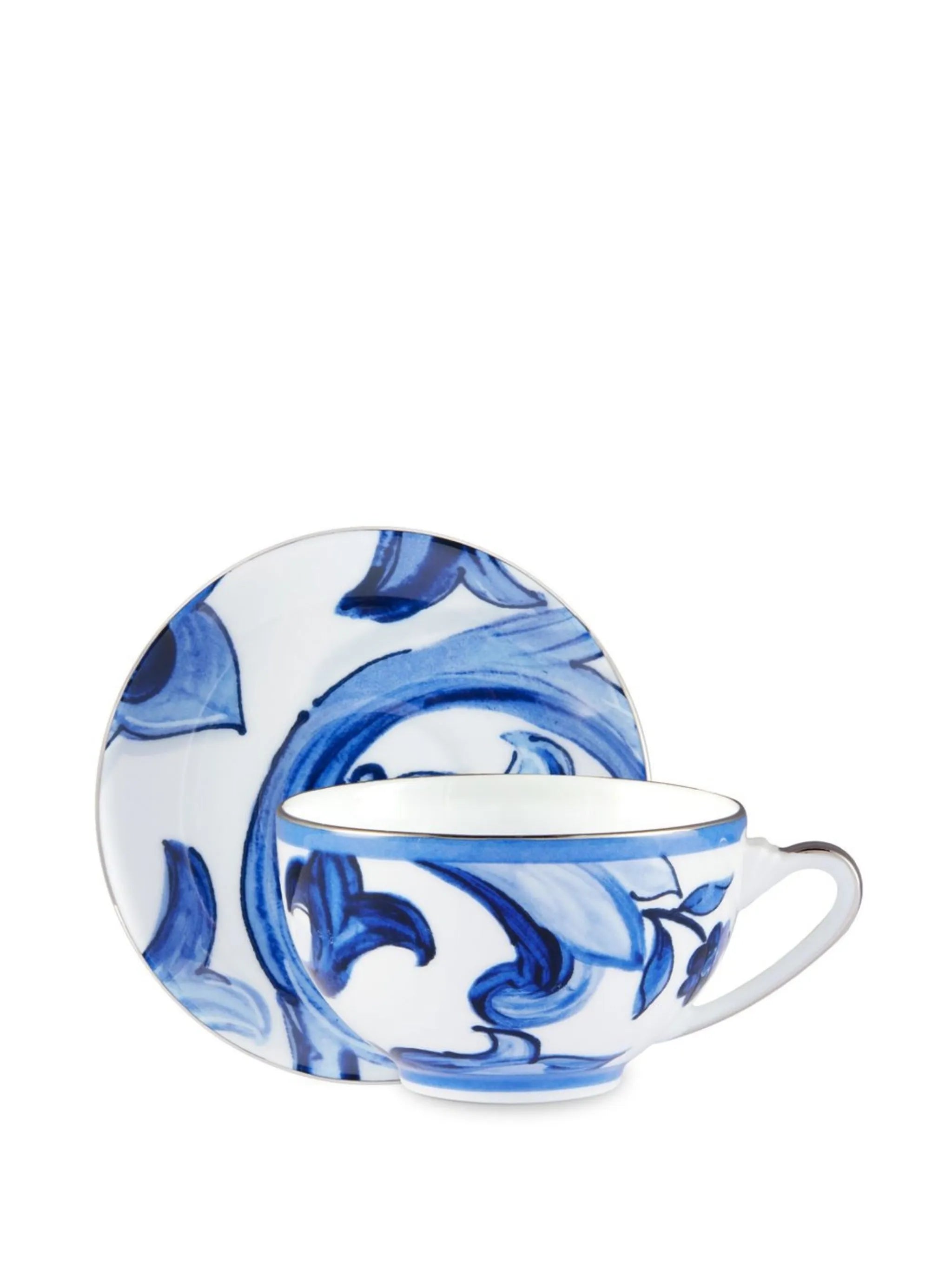 Blu Mediterraneo porcelain tea set