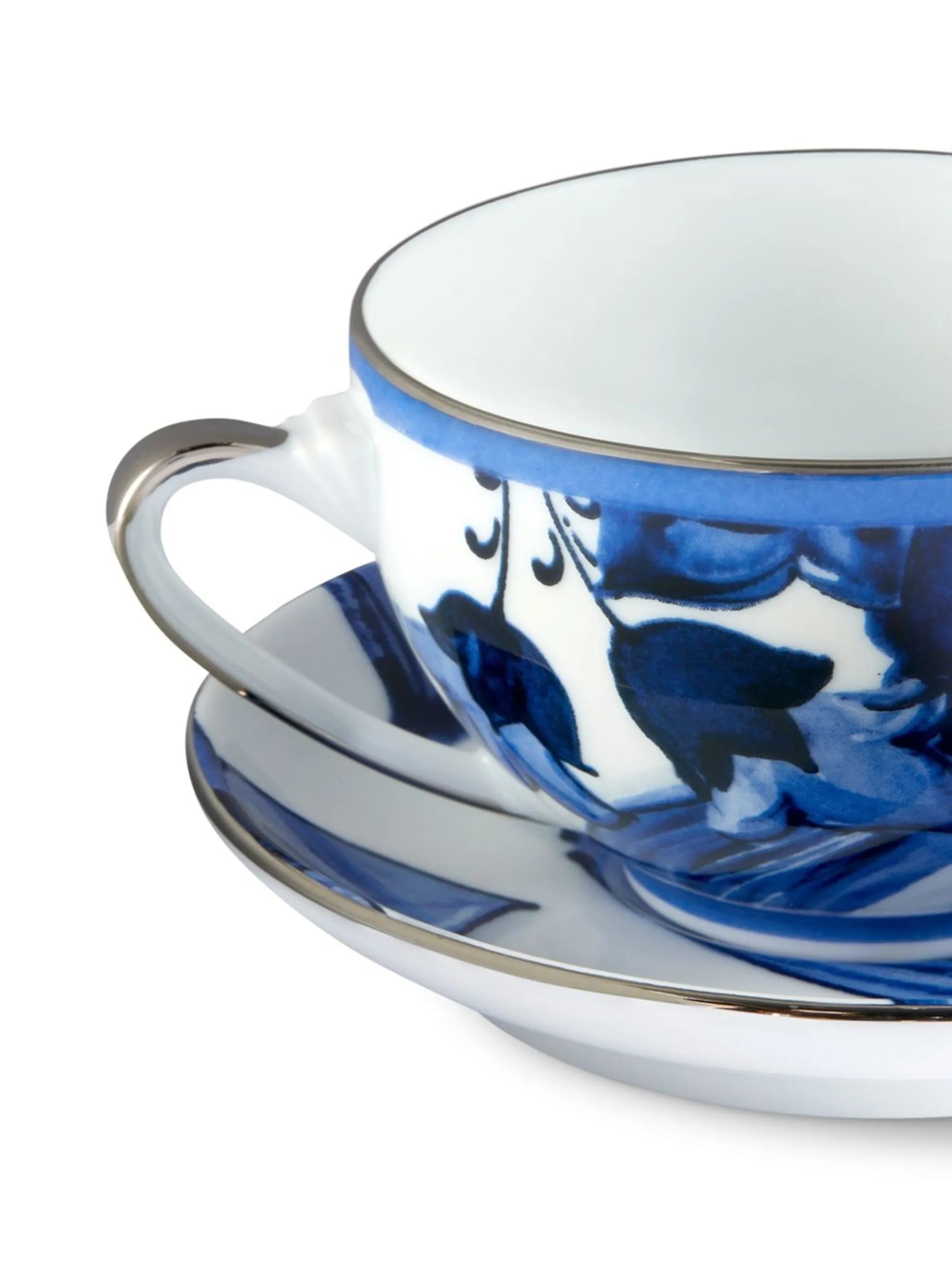 Blu Mediterraneo porcelain tea set